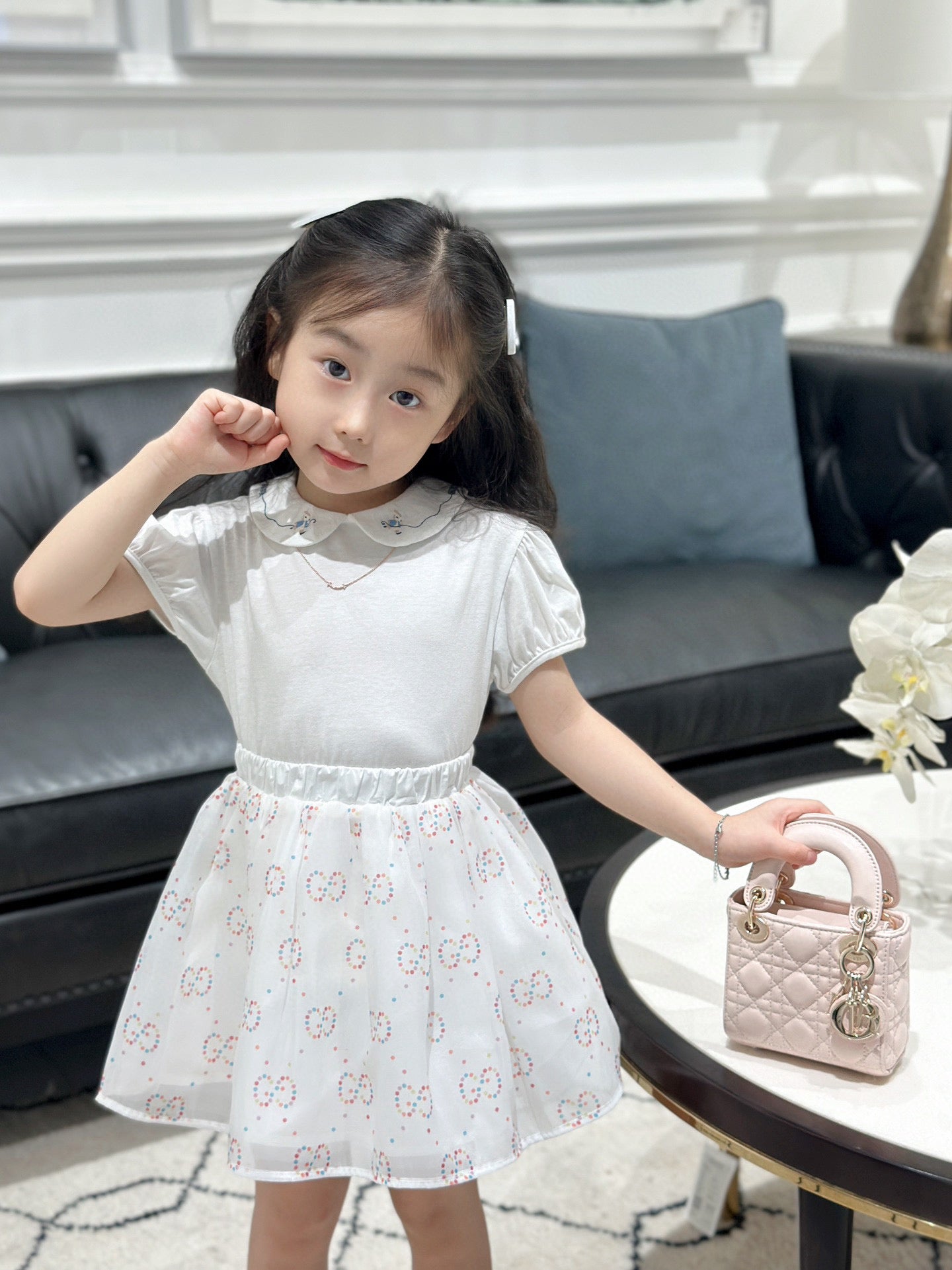 Fendi Polo/Skirt Set