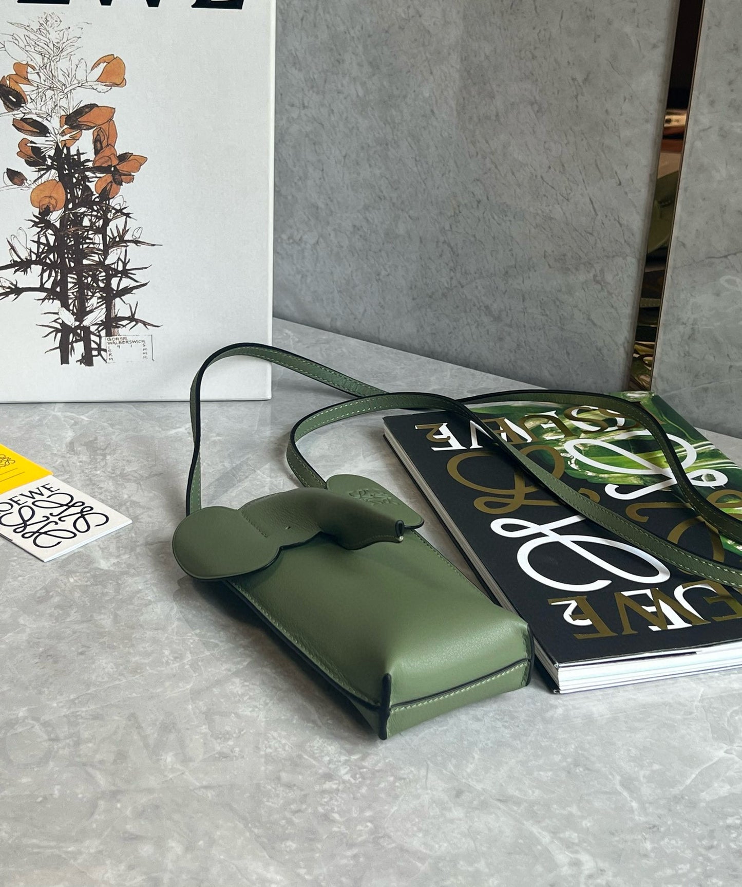 Loewe Elephant Phone Bag(8x4x19cm)