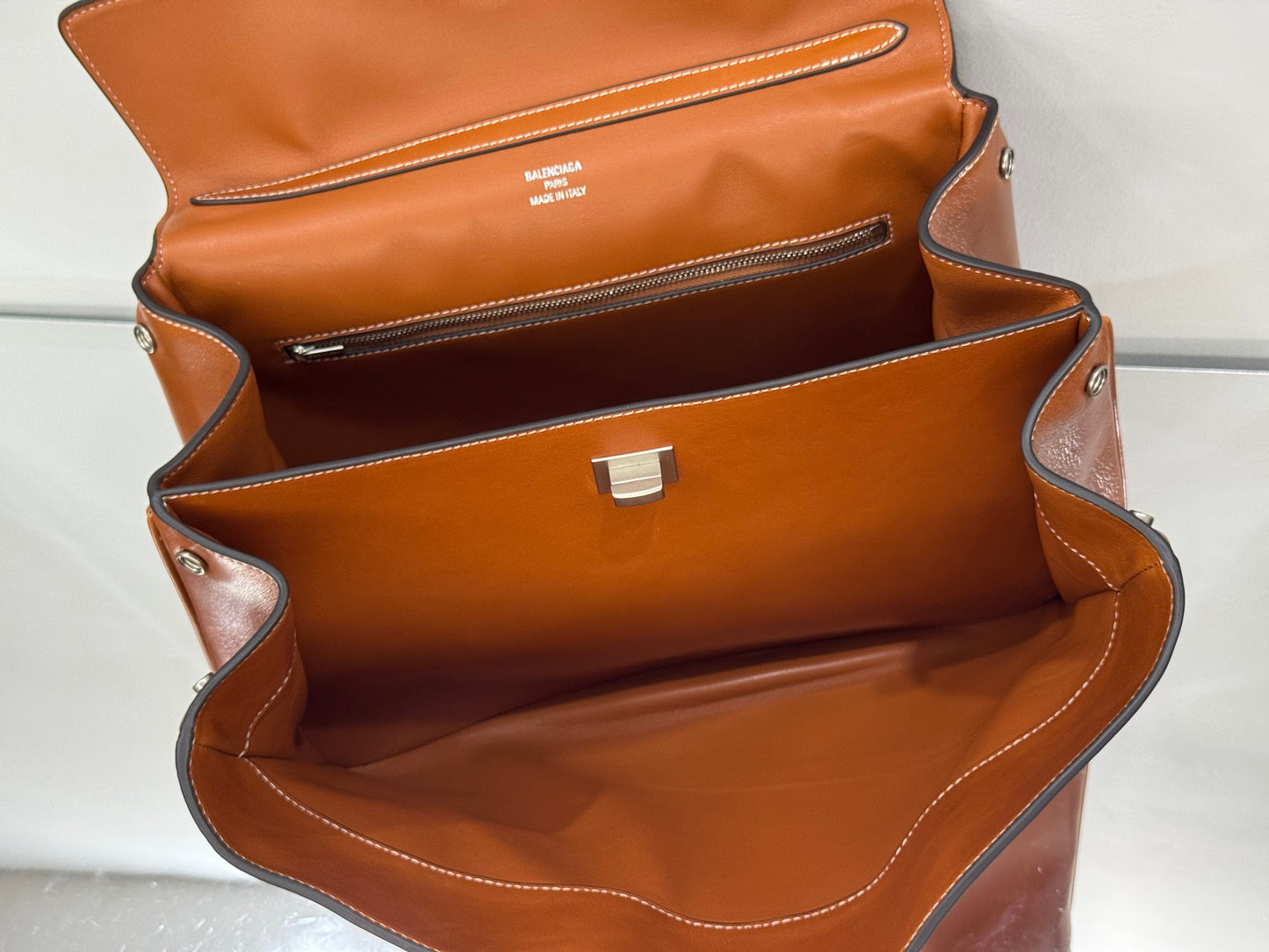 BLCG Rodeo Mini Leather Tote Handbag 35x23x11cm