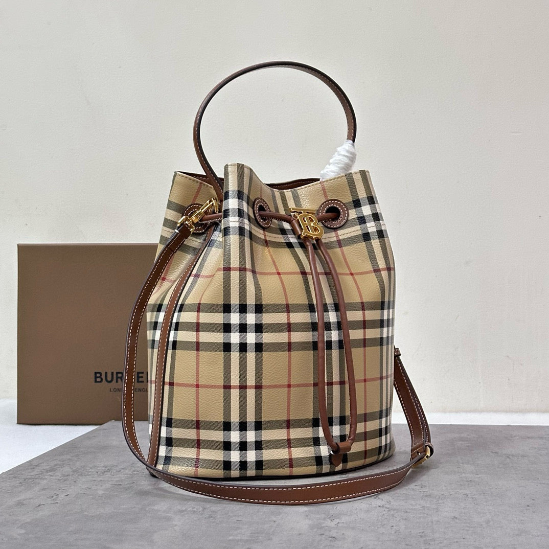 BBR Check Bucket Bag