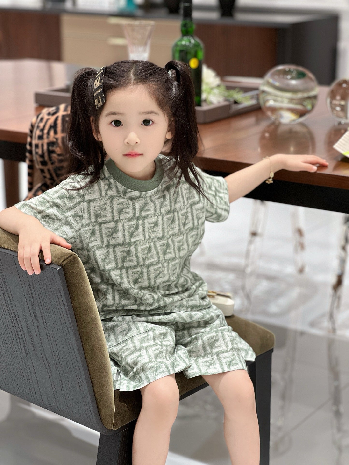 Fendi T-Shirt/Short Pant Set