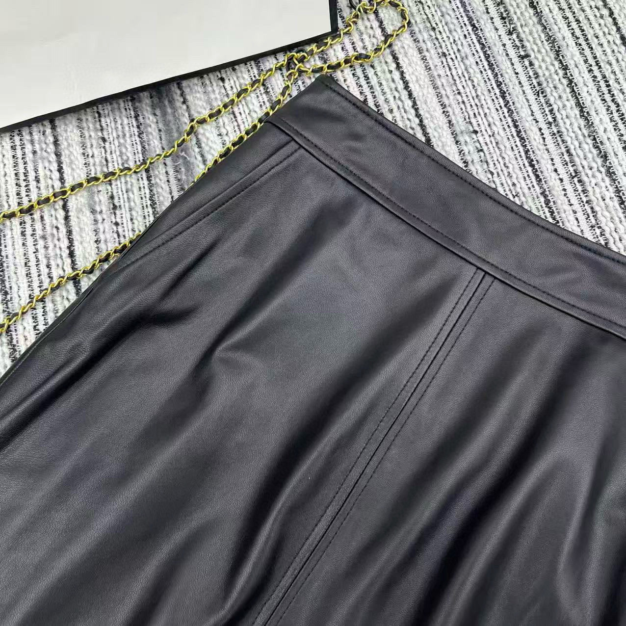 Chanel Leather Shorts