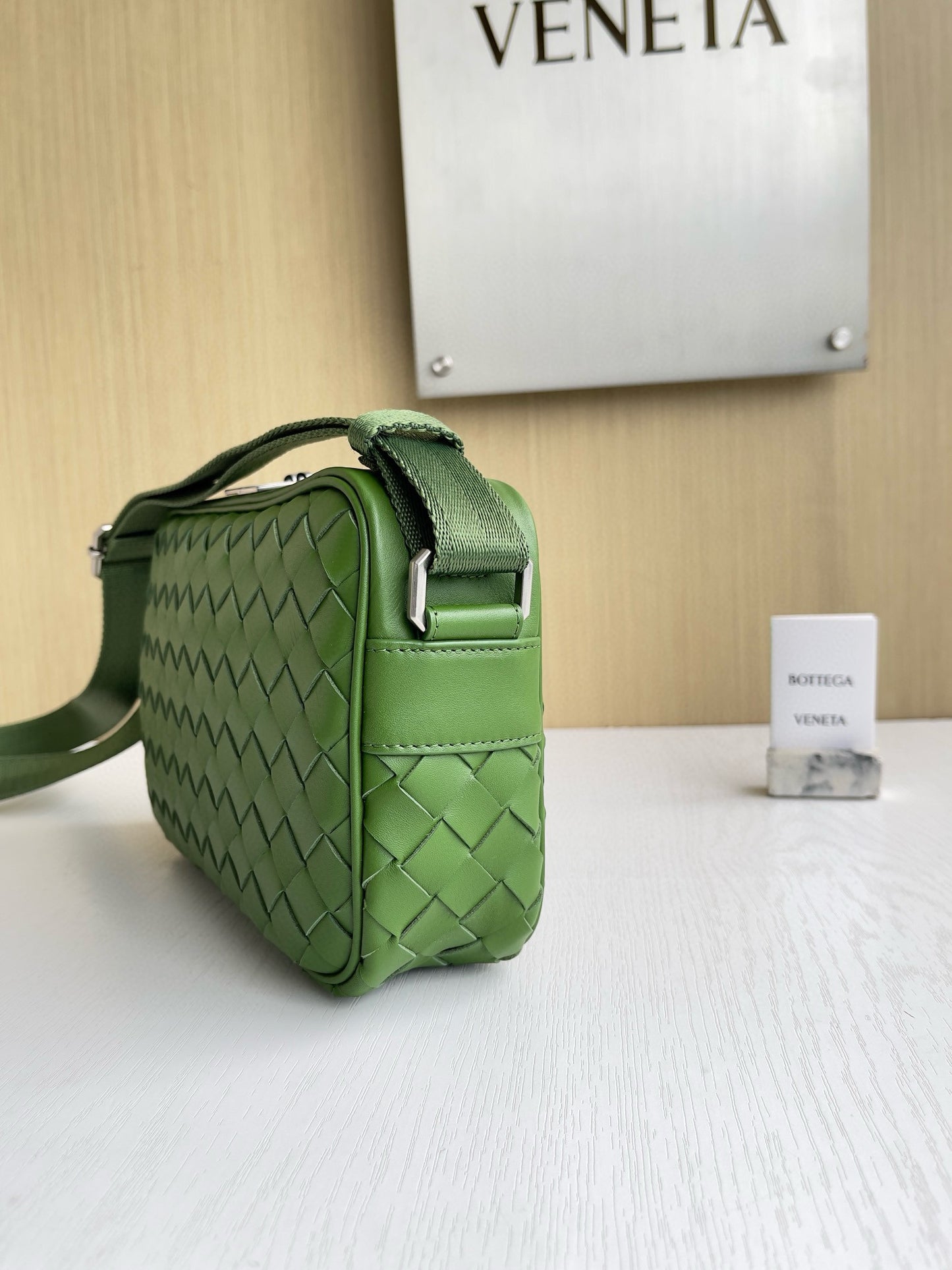BV Intrecciato Camera Bag
