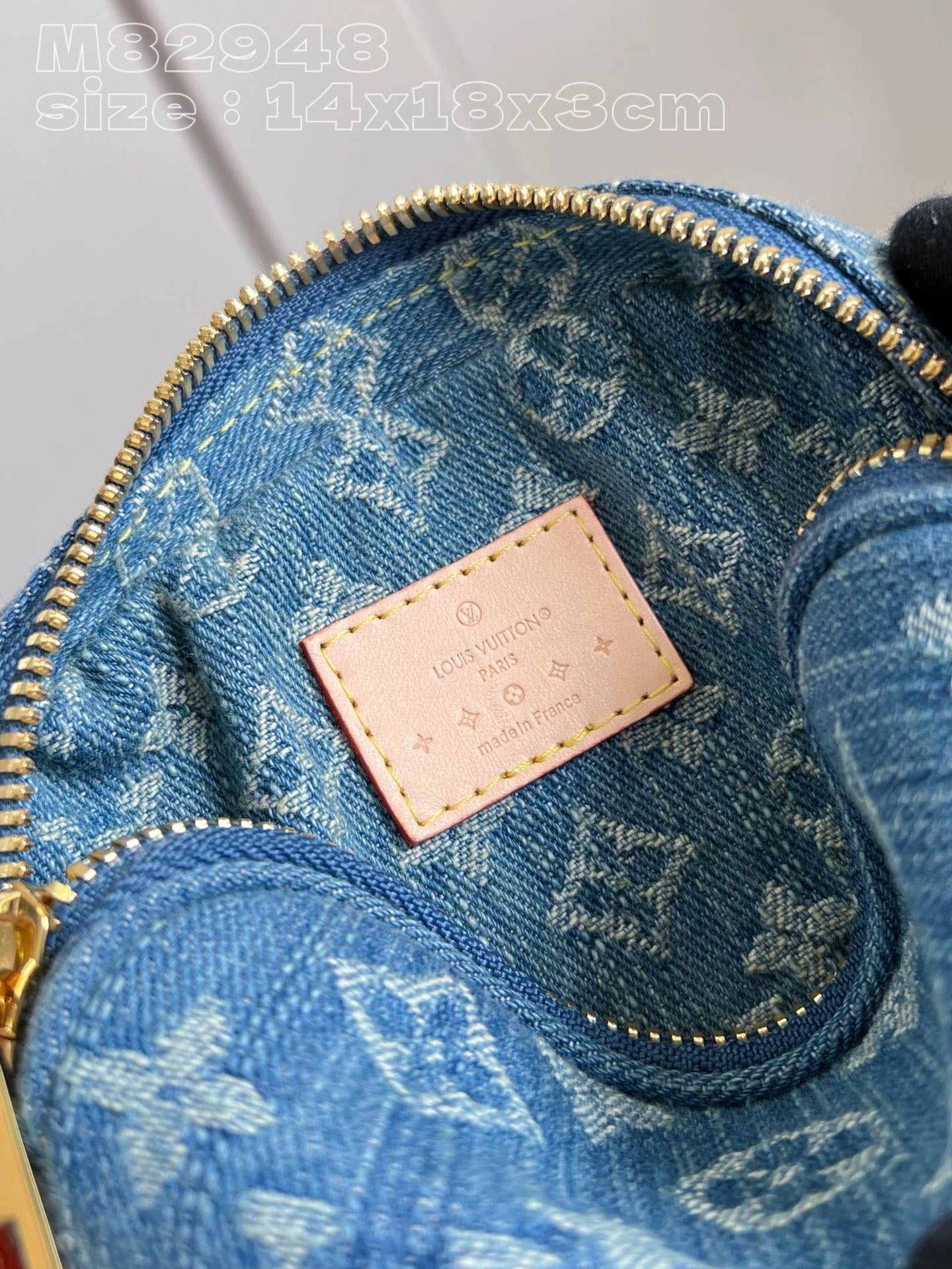 LV Denim Fairfax Pochette M82948