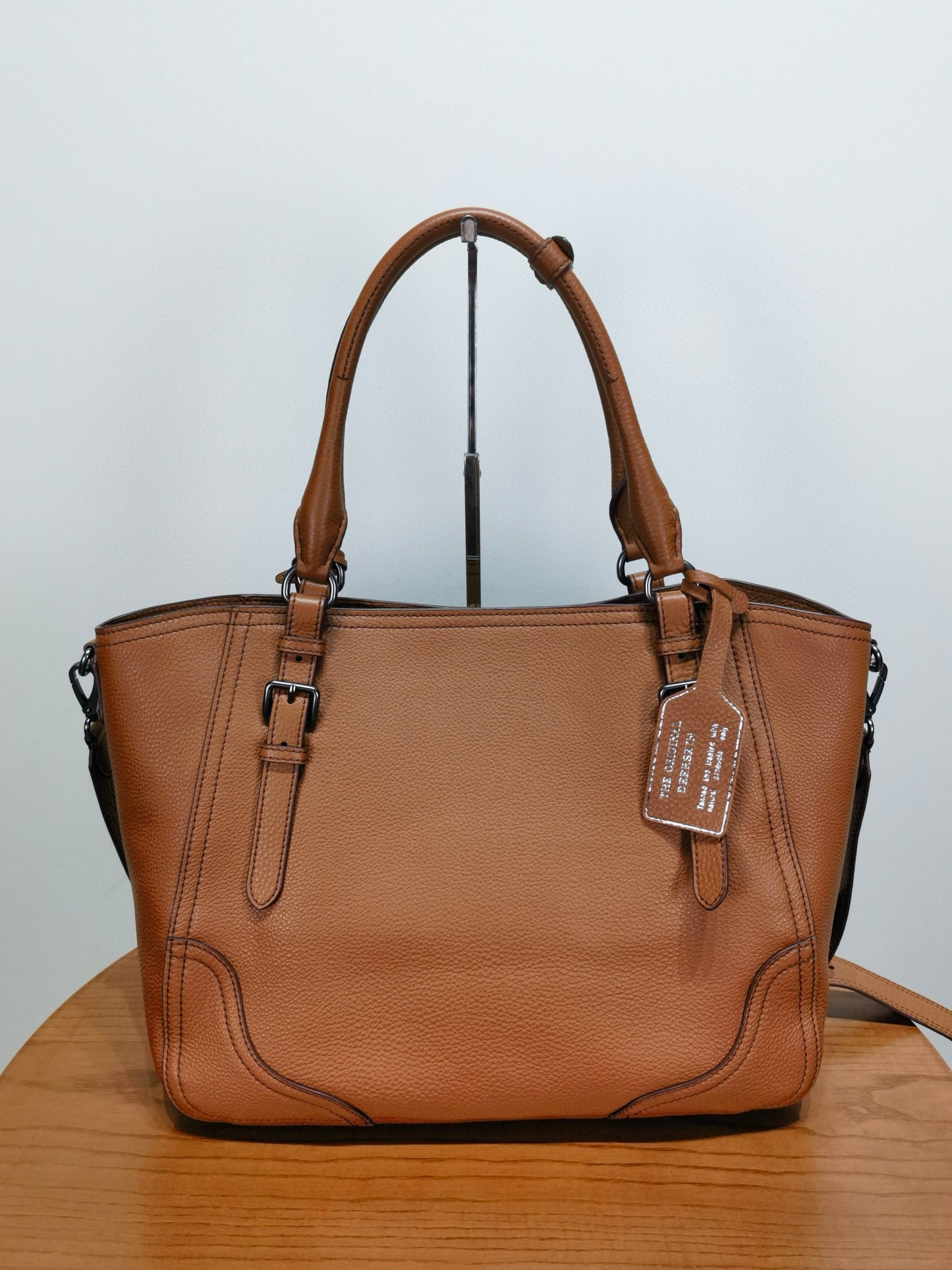 PD Large Leather Tote Bag
 38x32x14cm