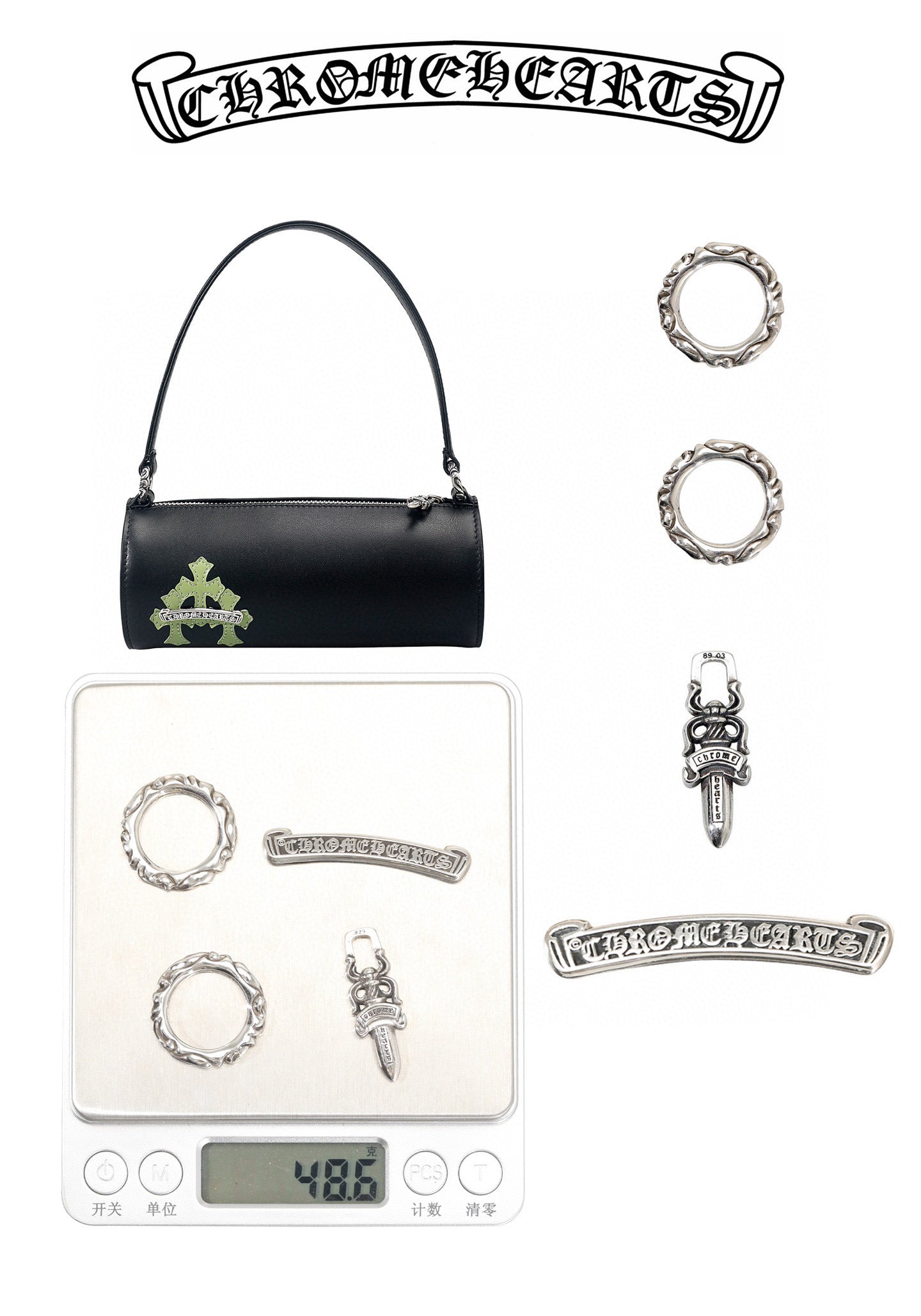 Chrome Hearts Cylinder Bag