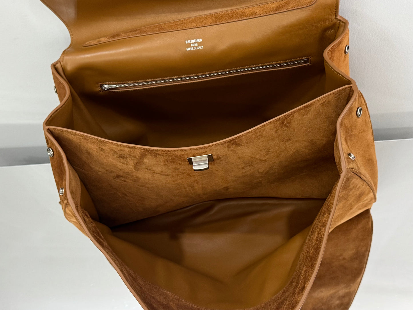 BLCG Rodeo Medium Suede Handbag(40x30x13cm)