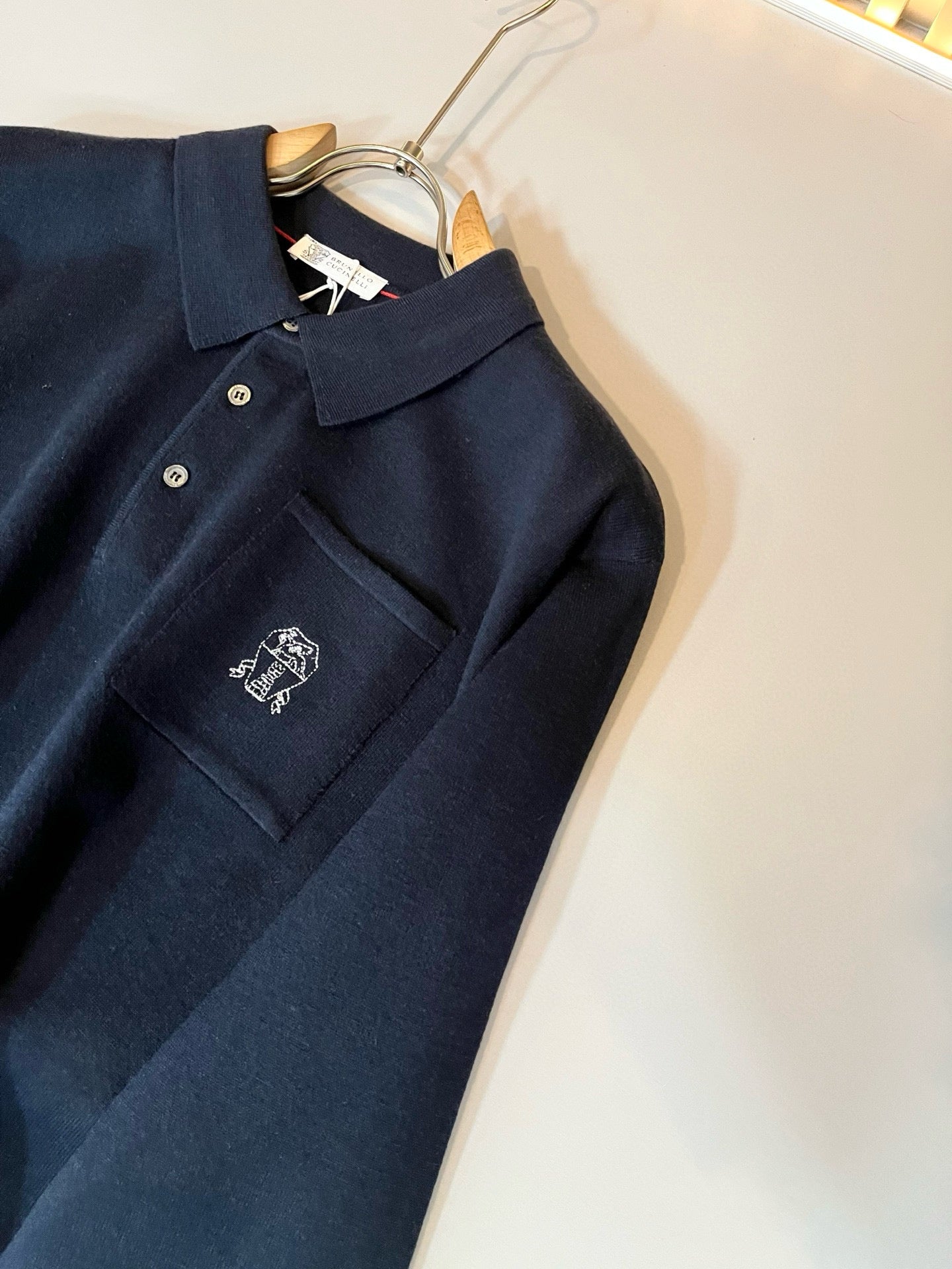 Brunello Cucinelli Long Sleeve Polo