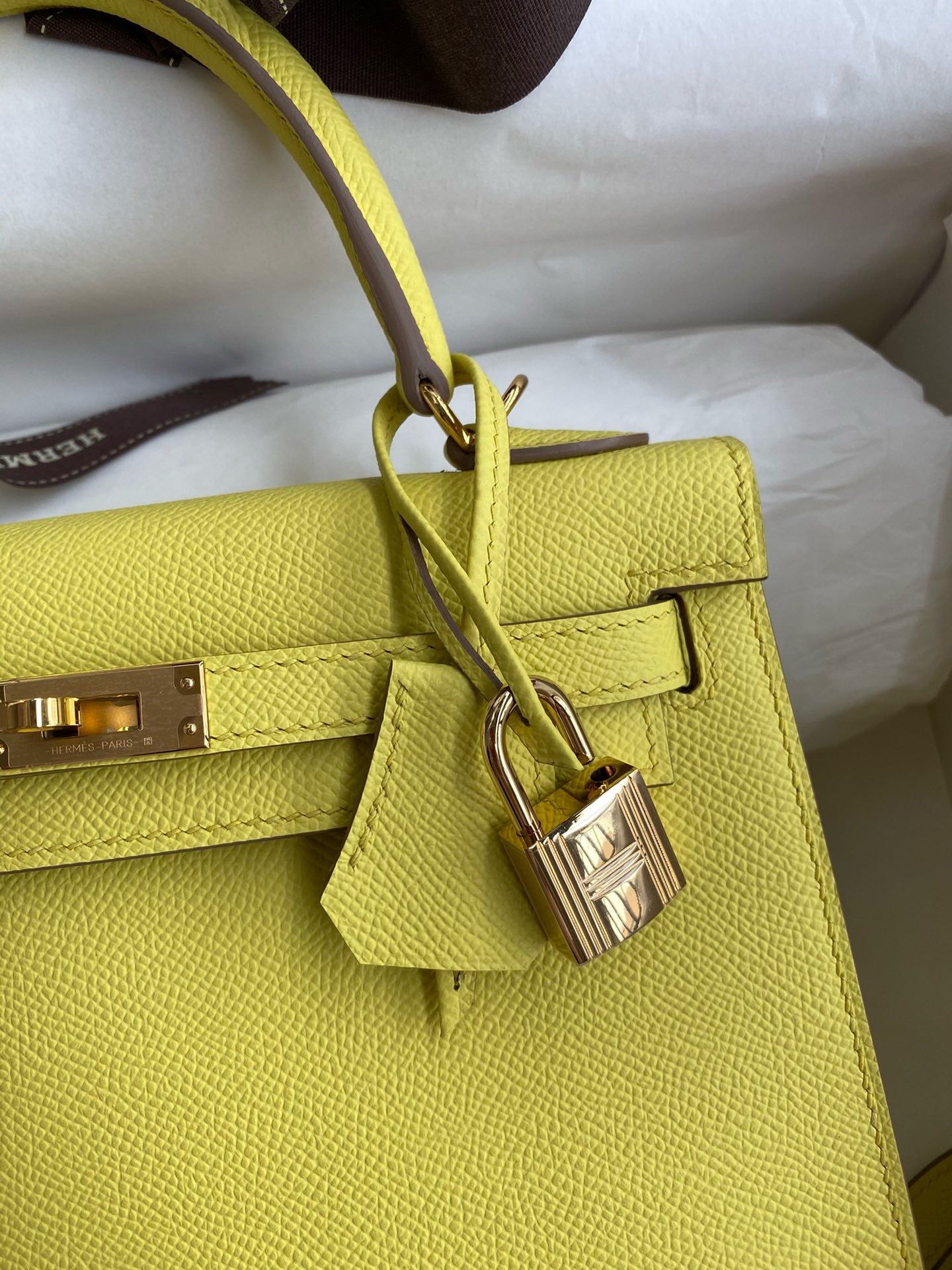 Hermes Kelly, 25 cm, 9R, Epsom