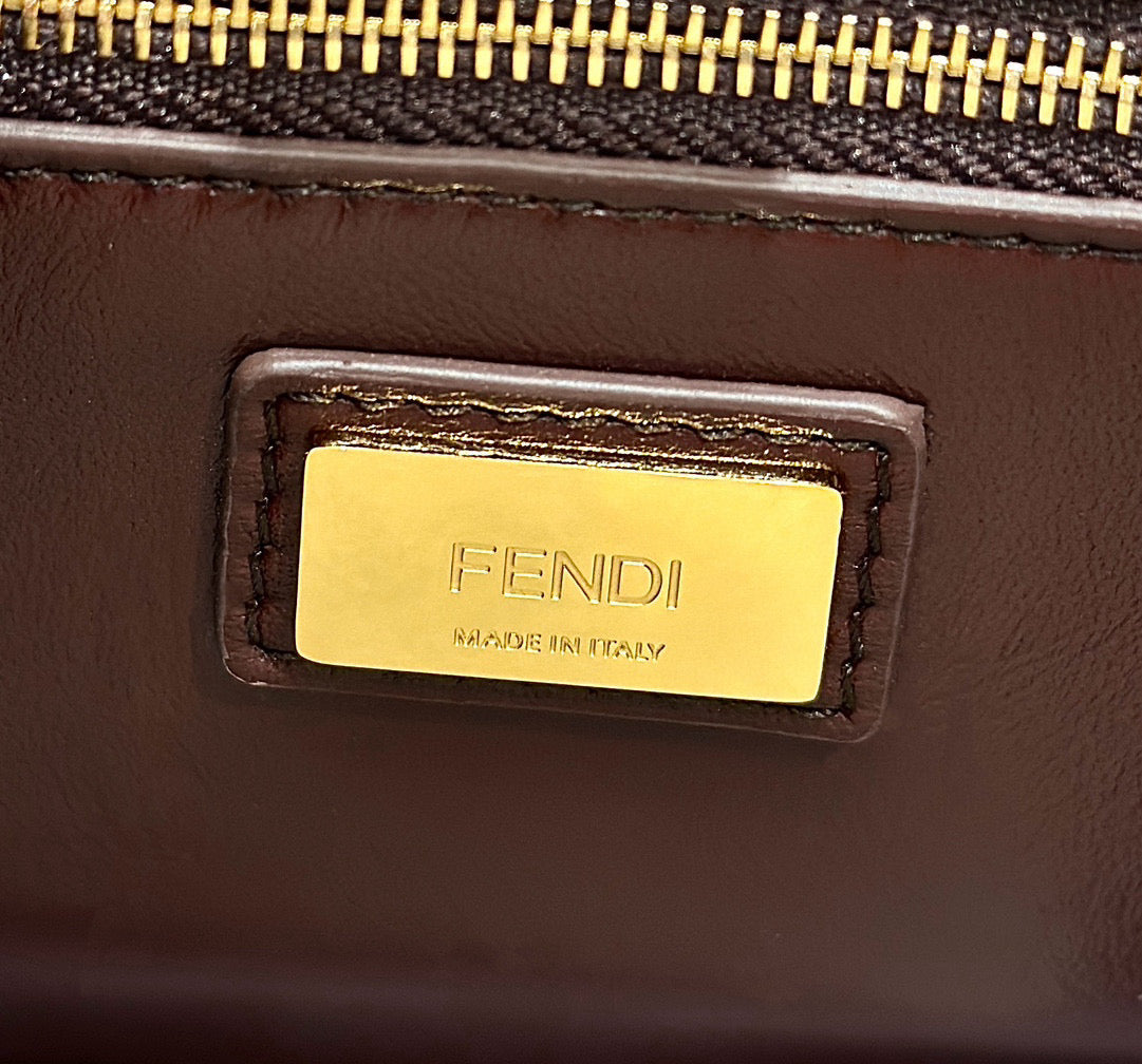 Fendi Peekaboo ISeeU Petite Precious Skin Bag