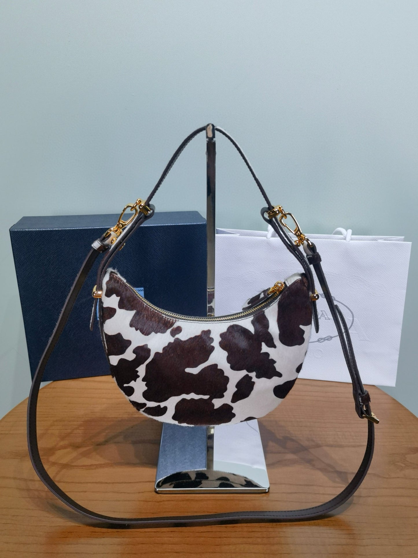 Prada Arque Moon Bag