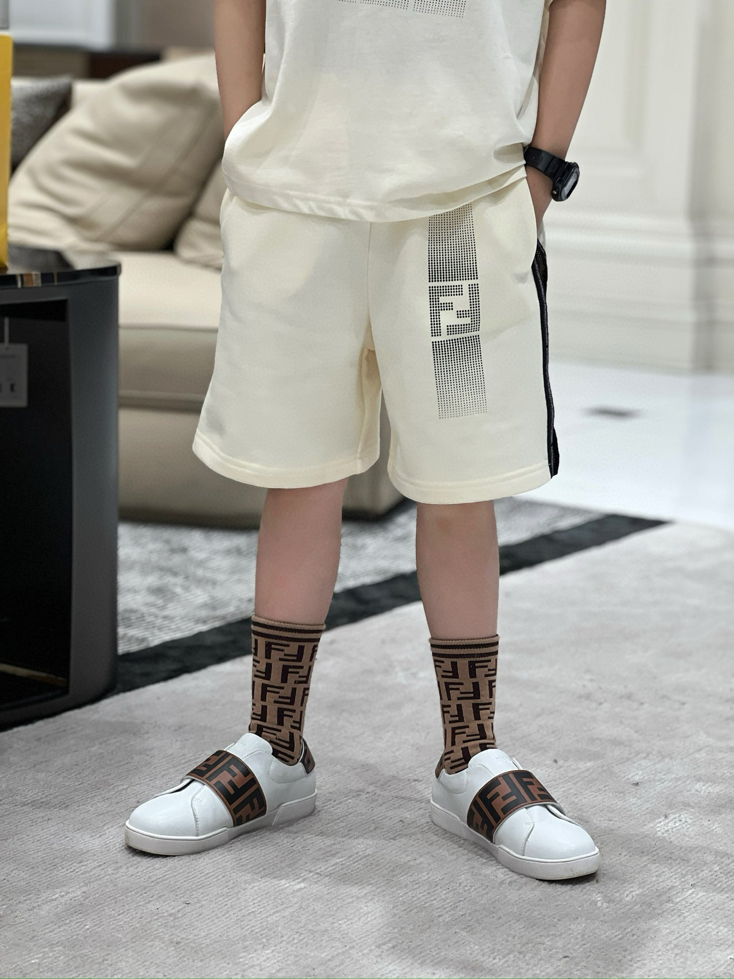 Fendi T-Shirt/Short Pant Set