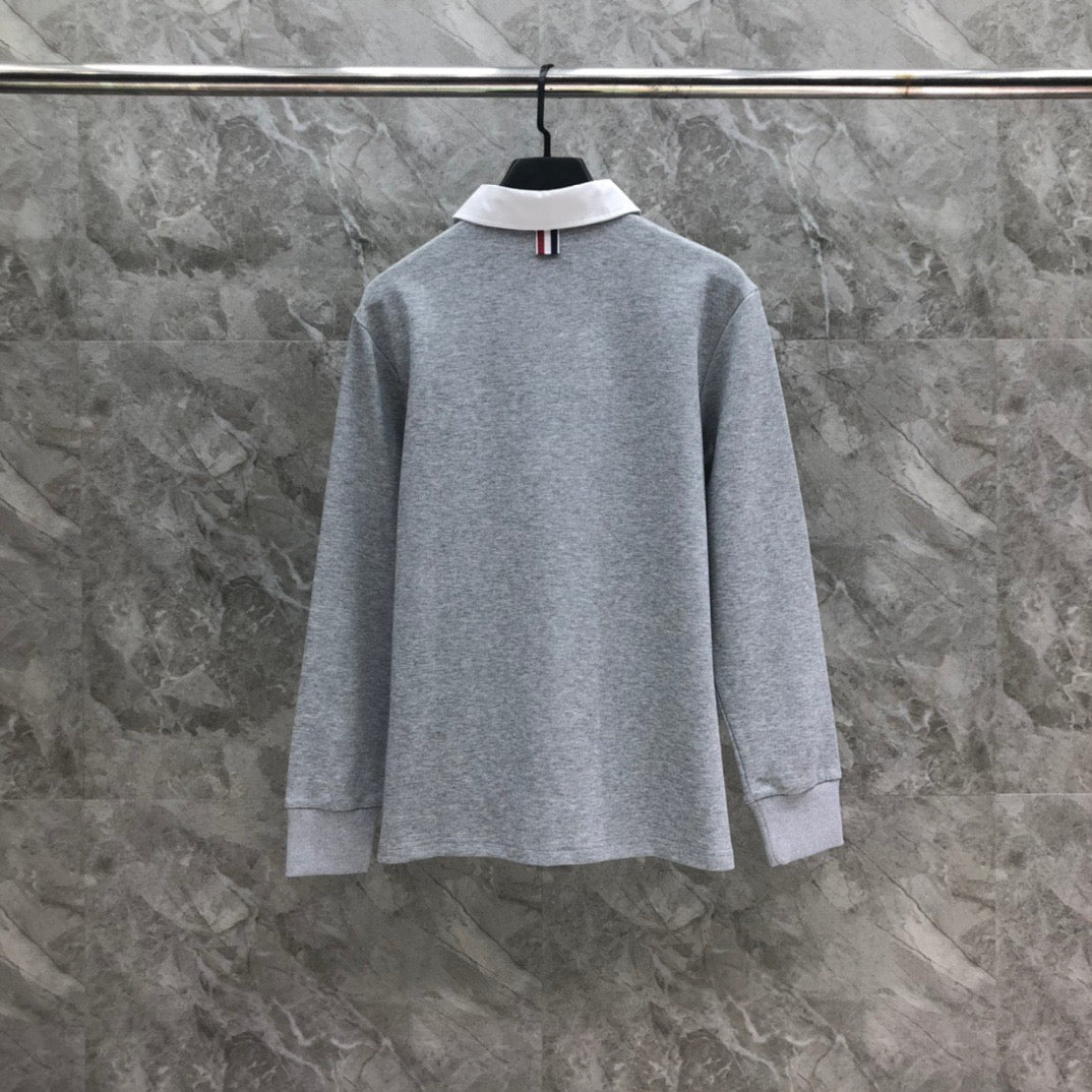 Thom Browne Long Sleeve Polo