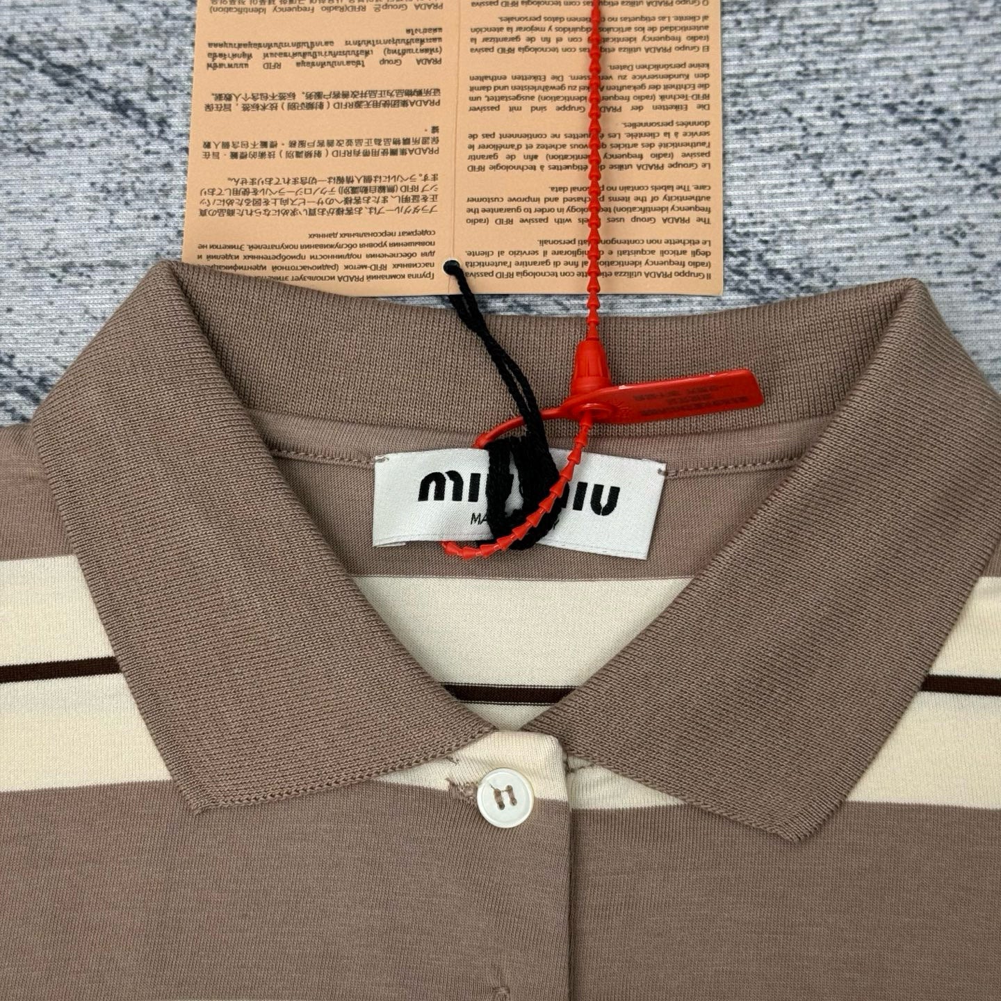 Miu Miu Long Sleeve Polo