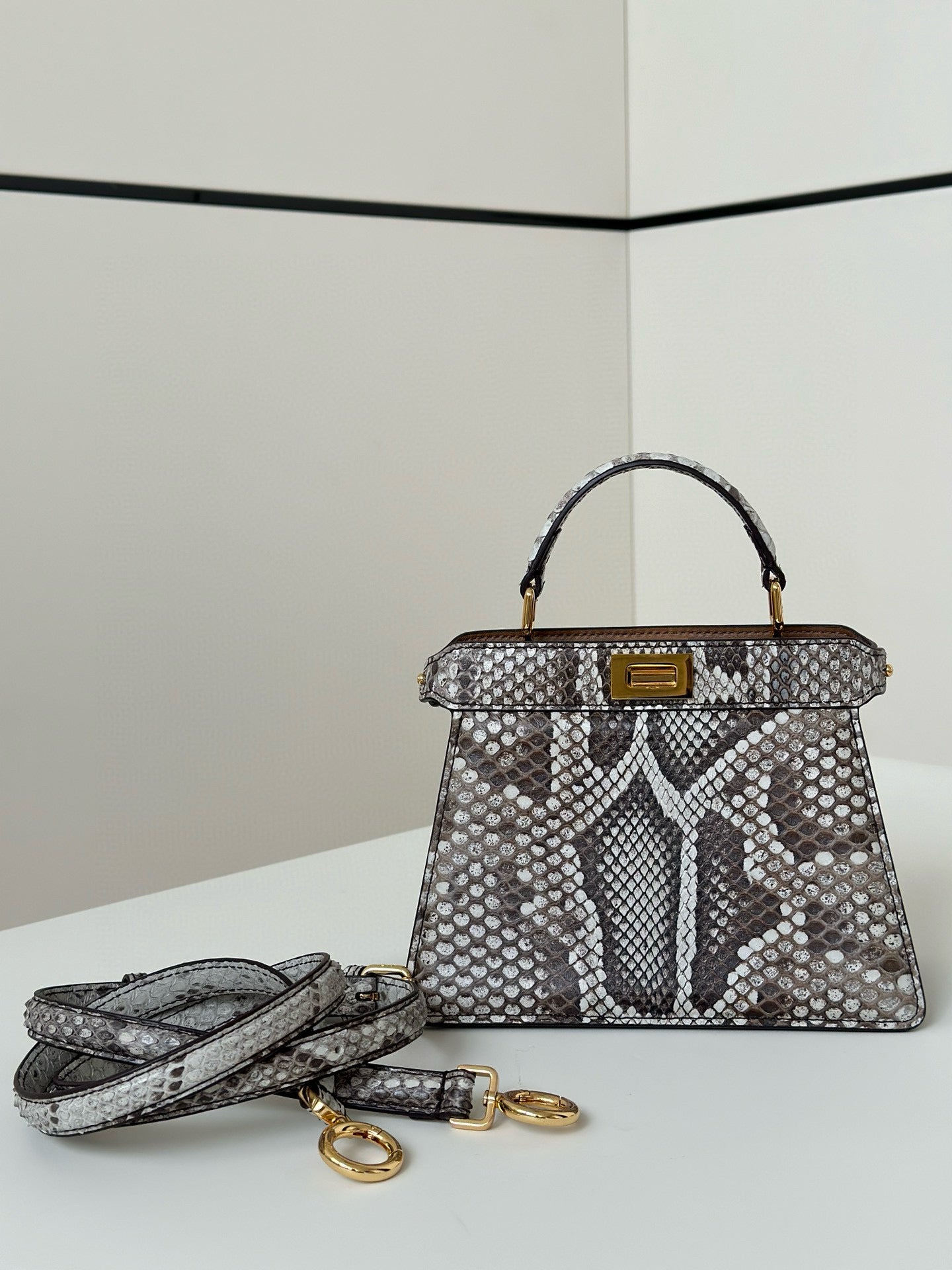 Fendi Peekaboo Bag (Python leather)
