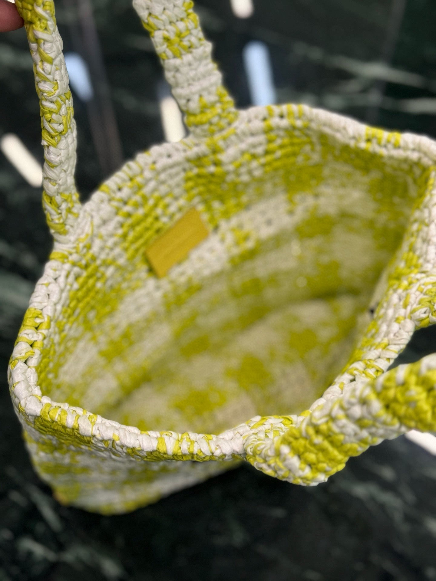 Prada Raffia Tote Bag