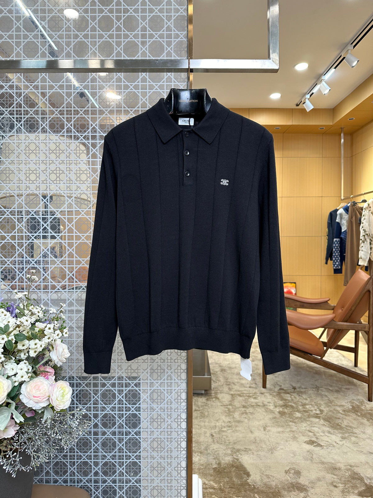 Celine Long Sleeve Polo