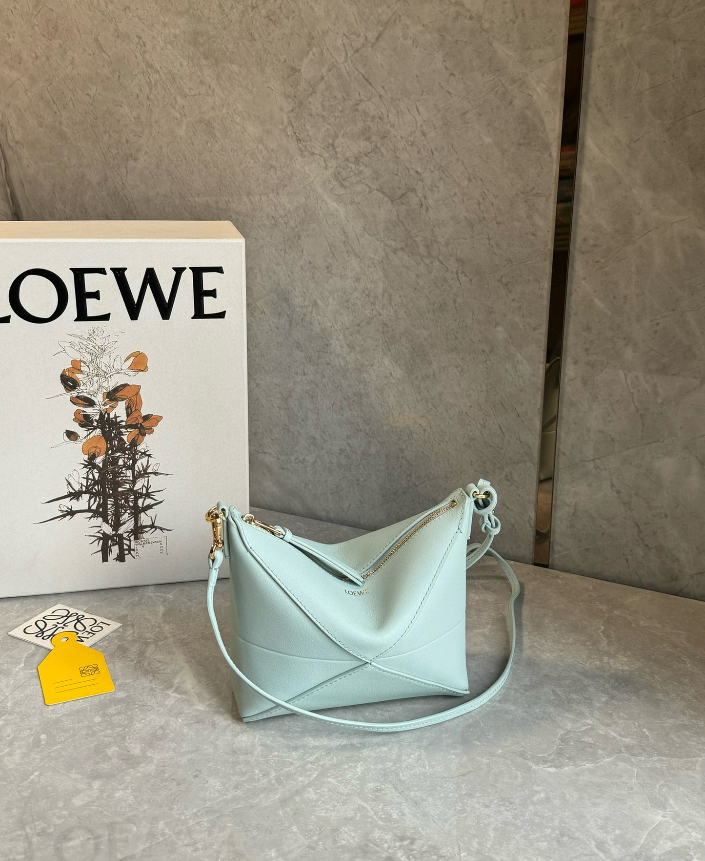 Loewe Puzzle Fold Pouch Mahjong Bag(23x6.5x15.5cm)