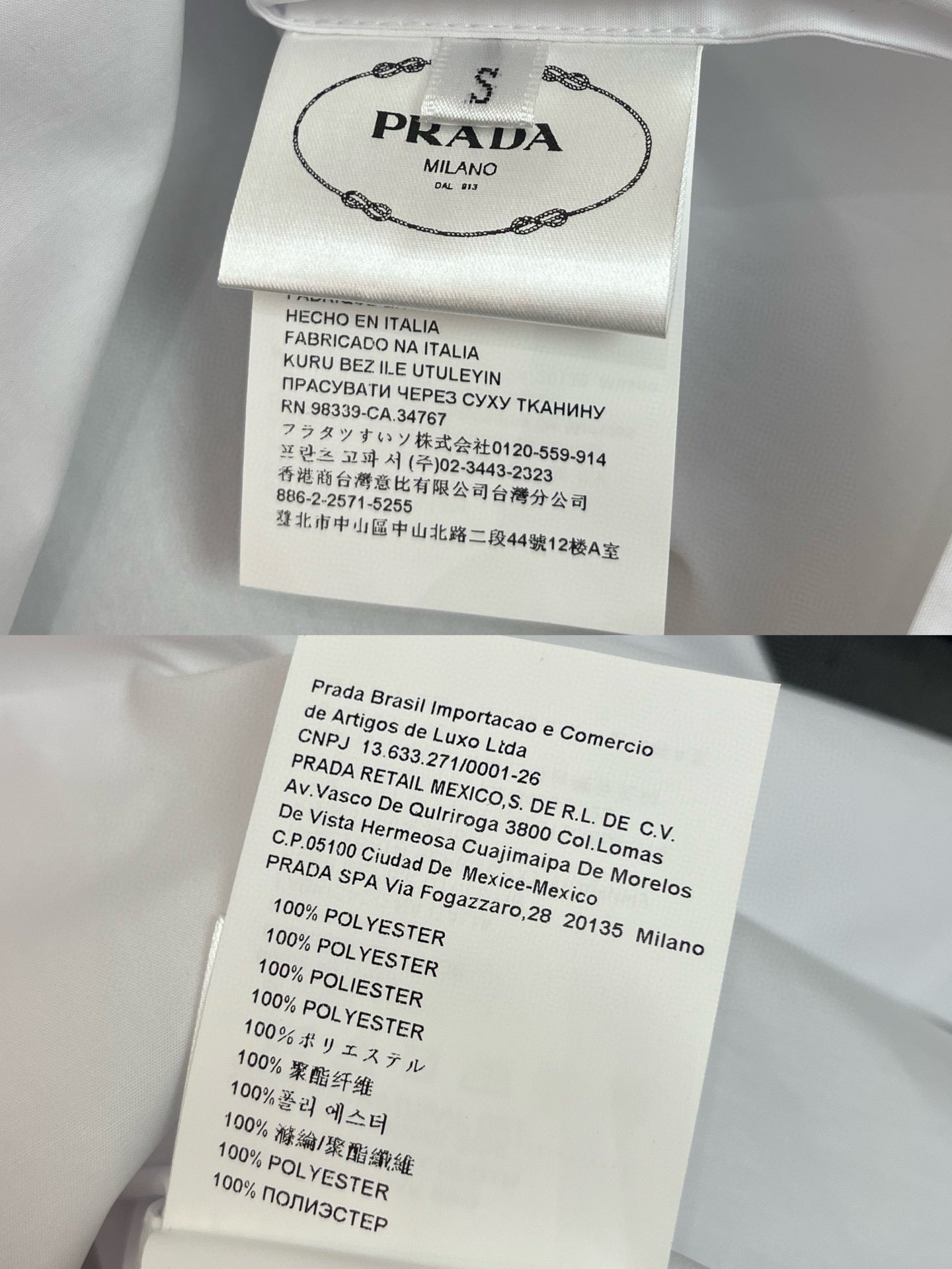 Prada Long Sleeve Shirt