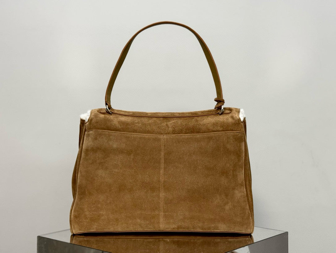 BLCG Rodeo Medium Suede Handbag 40x30x13cm