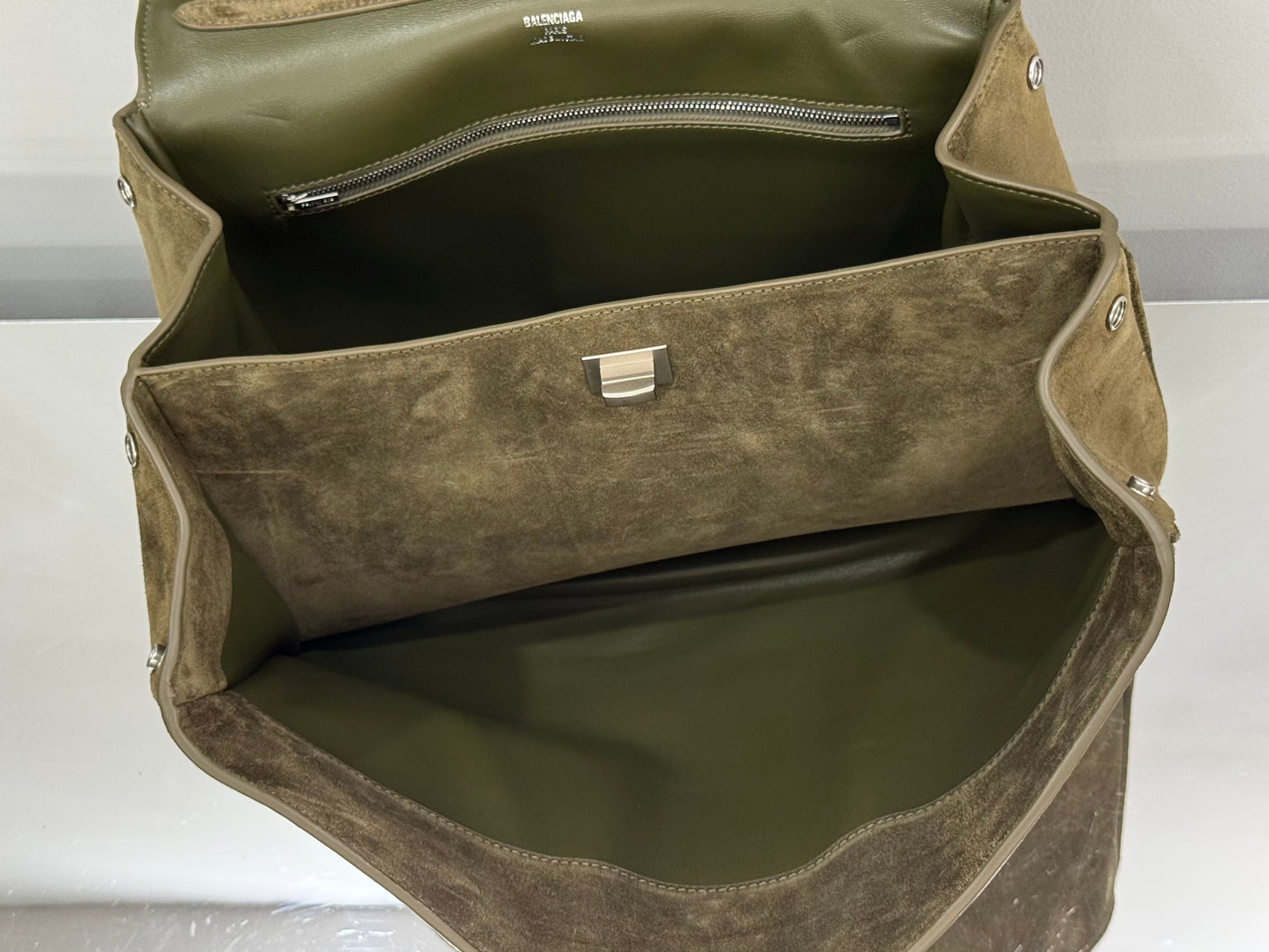 BLCG Rodeo Medium Suede Handbag 35x23x11cm