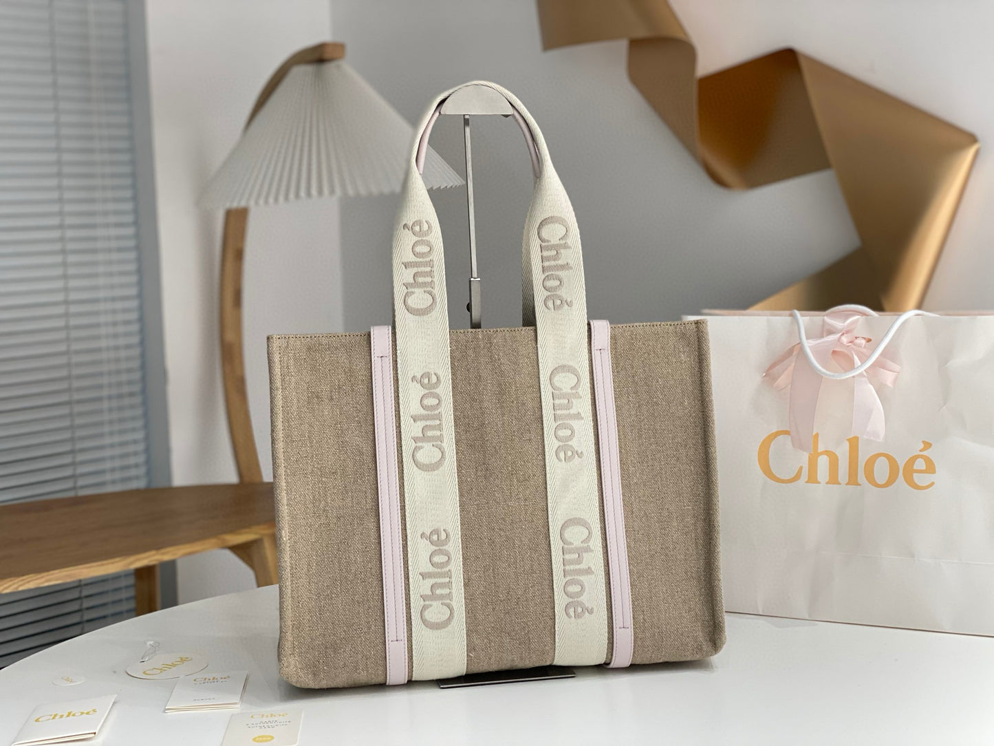 Chloe Woody Tote Bag