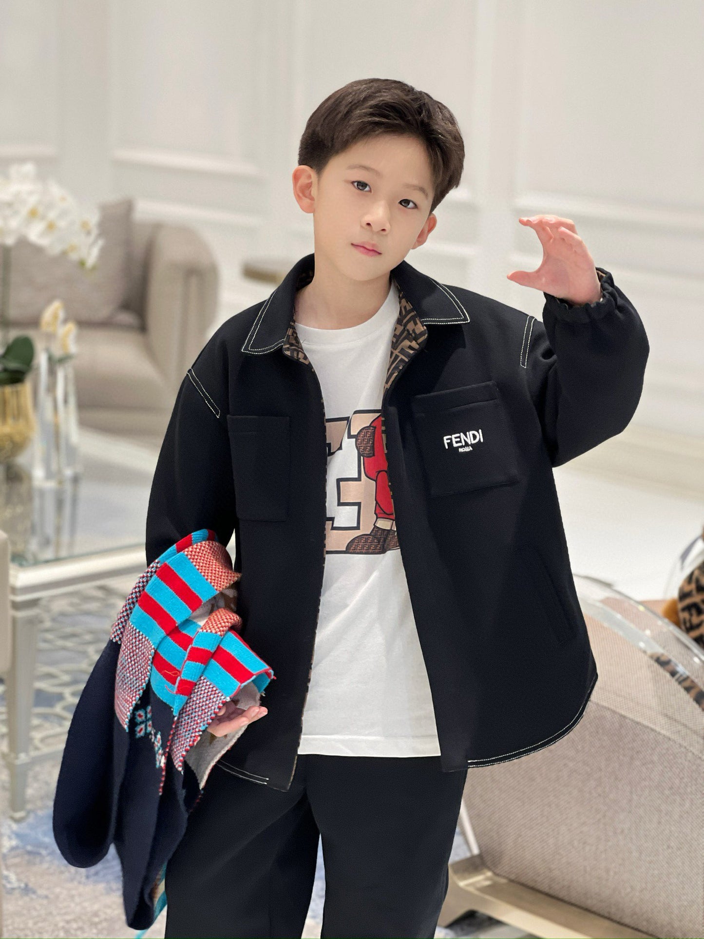 Fendi Jacket/Long Pant Set