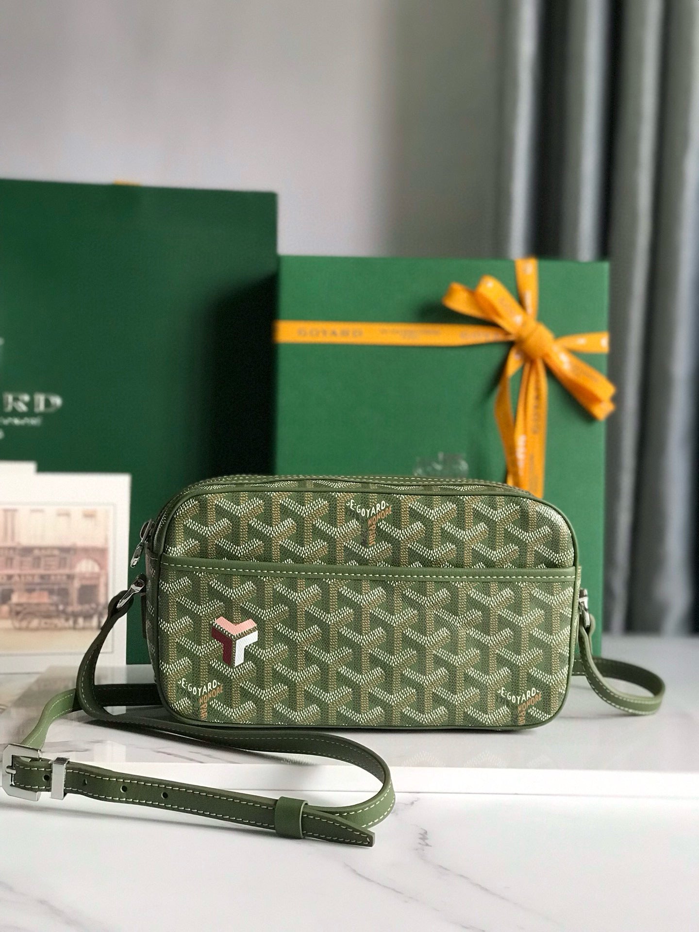 GOYARD CAP-VERT PM BAG
