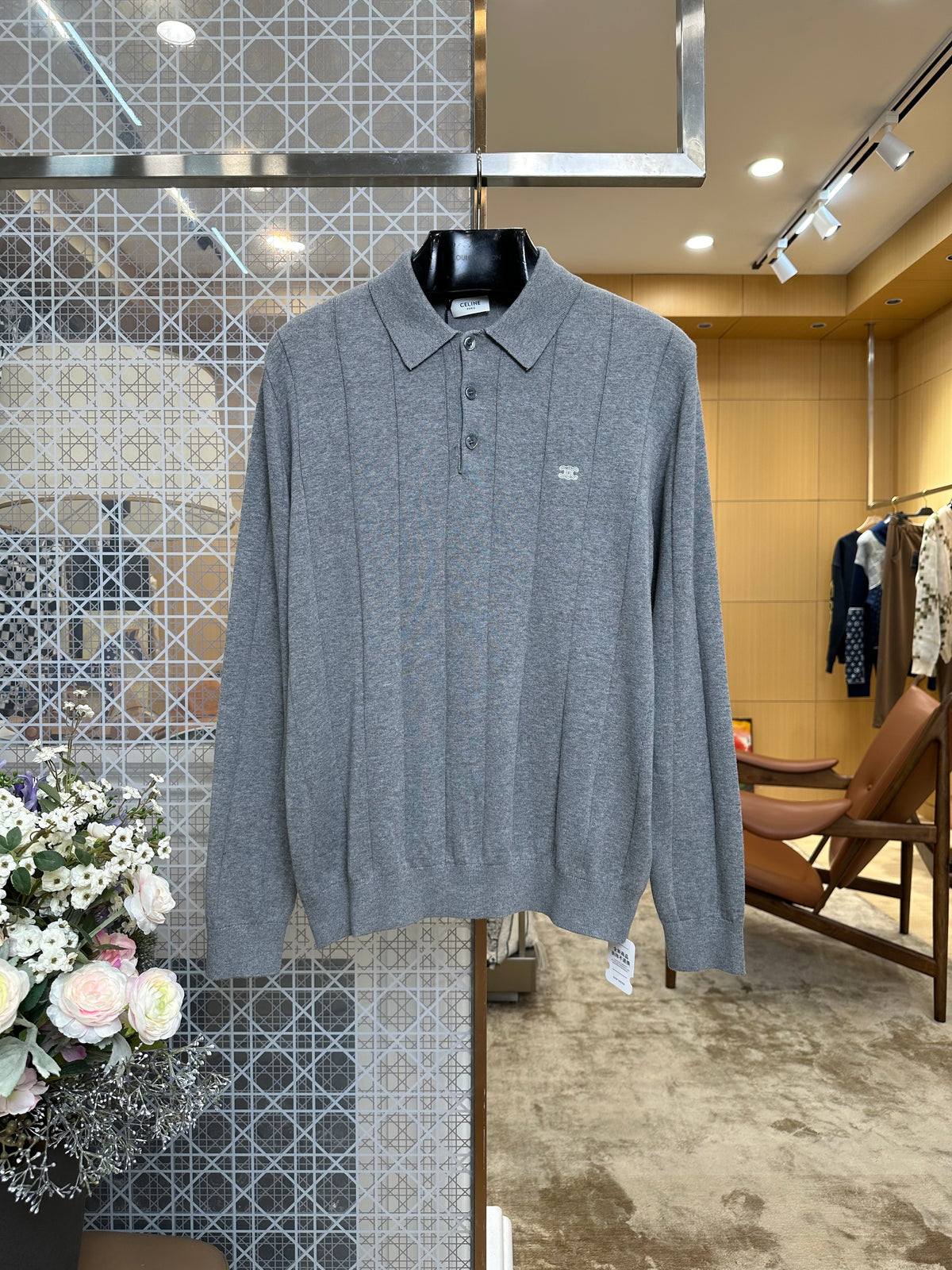Celine Long Sleeve Polo
