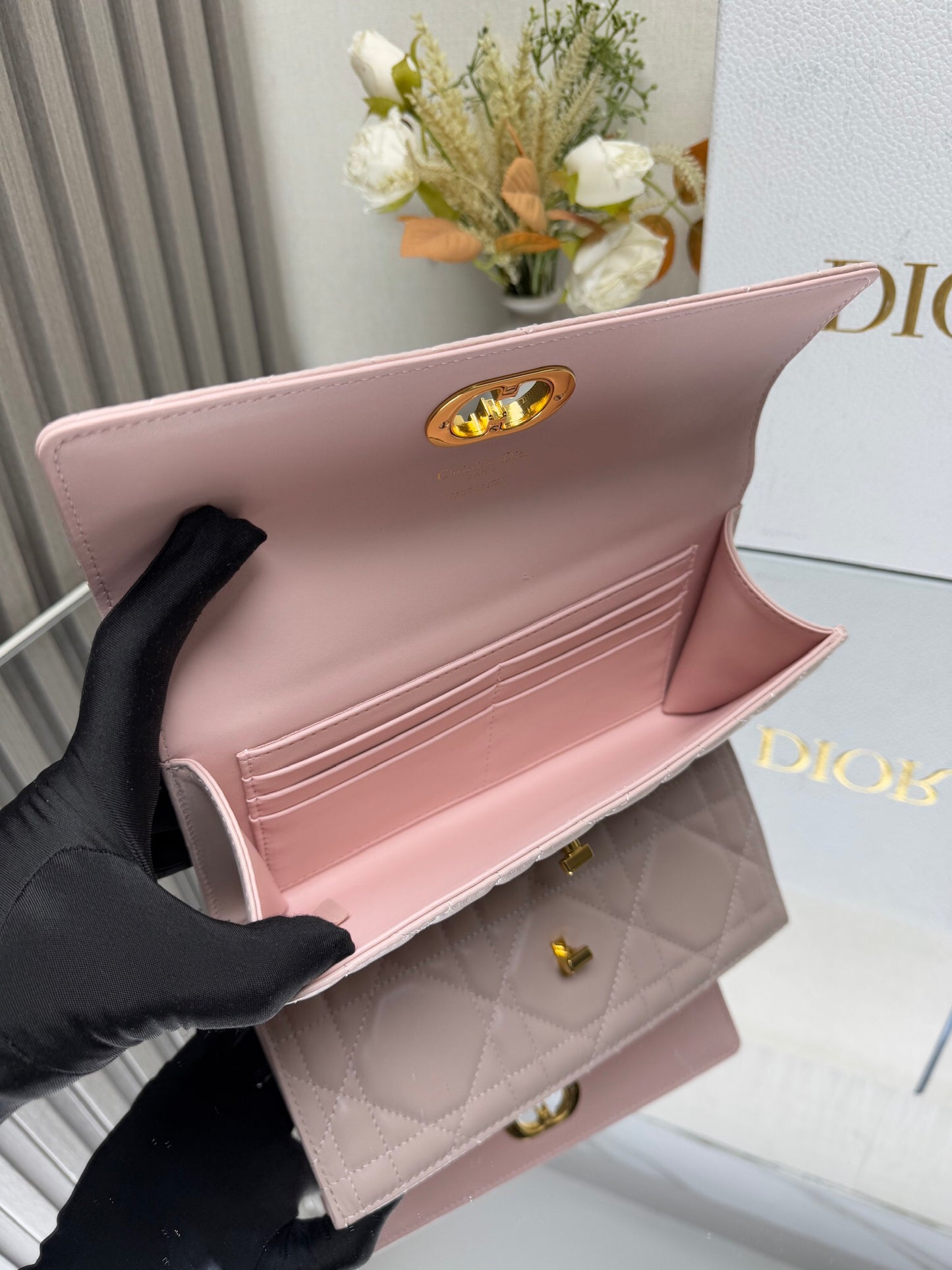 Dior Top Handle Wallet