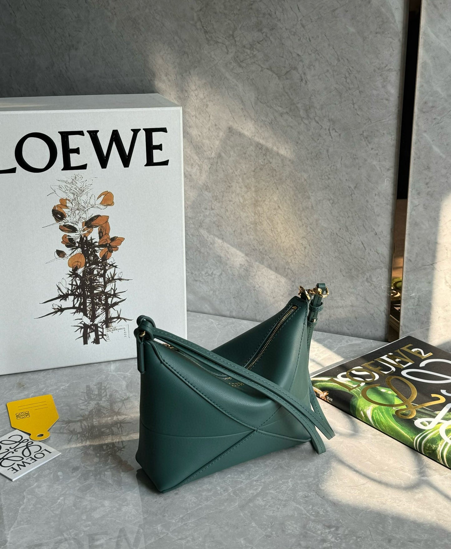 Loewe Puzzle Fold Pouch Mahjong Bag(23x6.5x15.5cm)