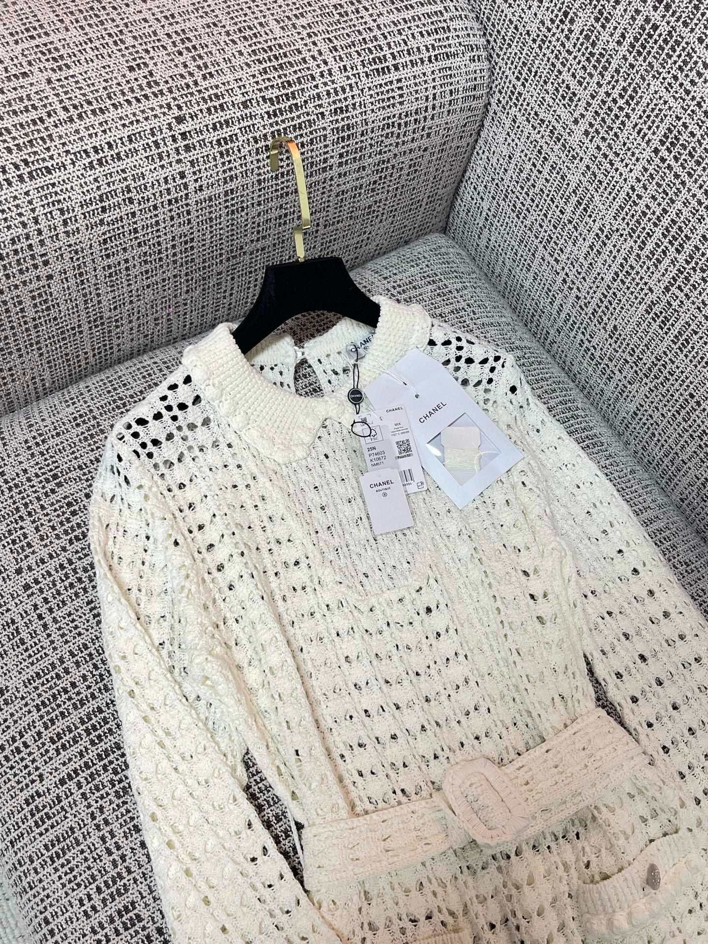 Chanel Crochet Knit Jacket