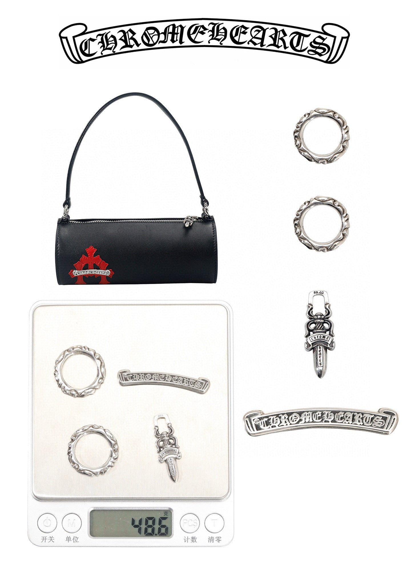 Chrome Hearts Cylinder Bag