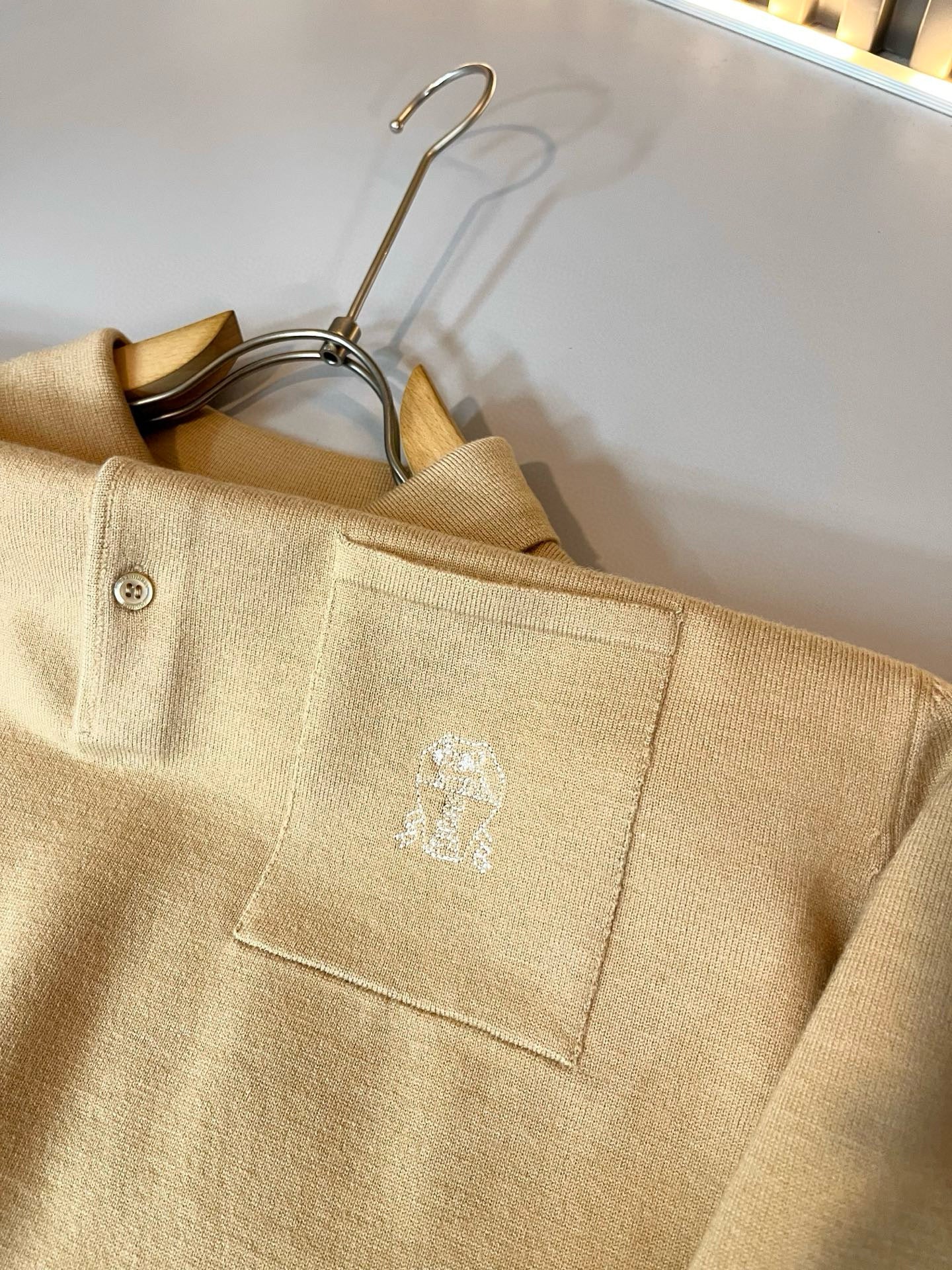 Brunello Cucinelli Long Sleeve Polo