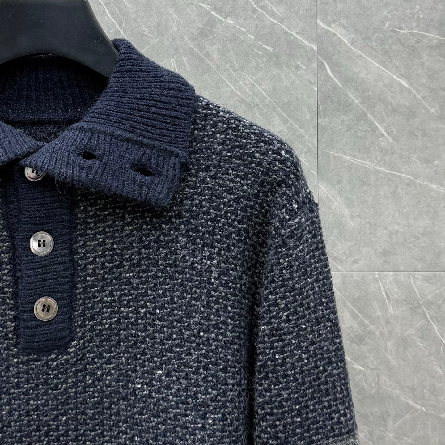 Thom Browne Long Sleeve Polo