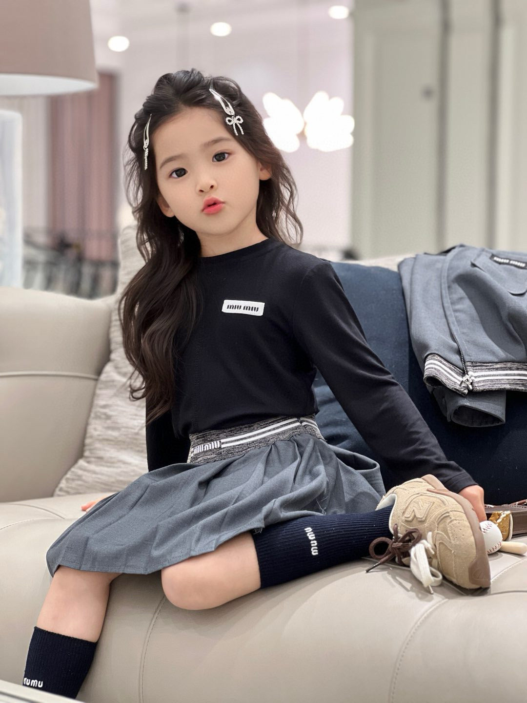 MiuMiu Sweater/Skirt Set