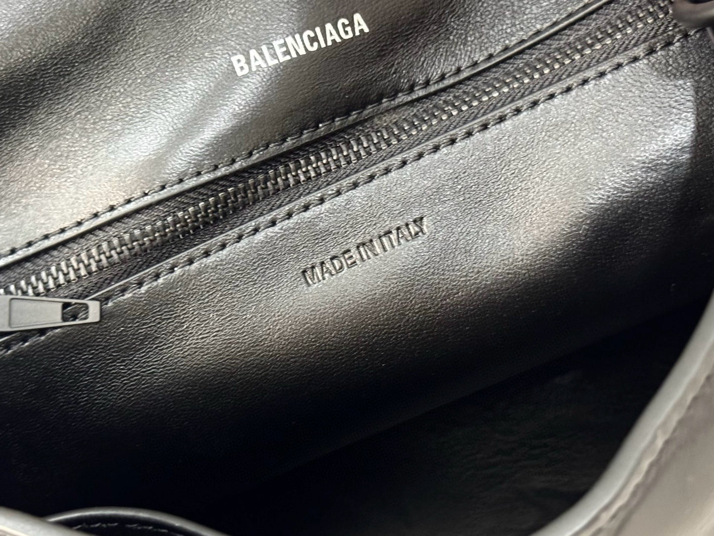 BLCG Downtown Chain-Handle Crocodile Embossed Shoulder Bag
