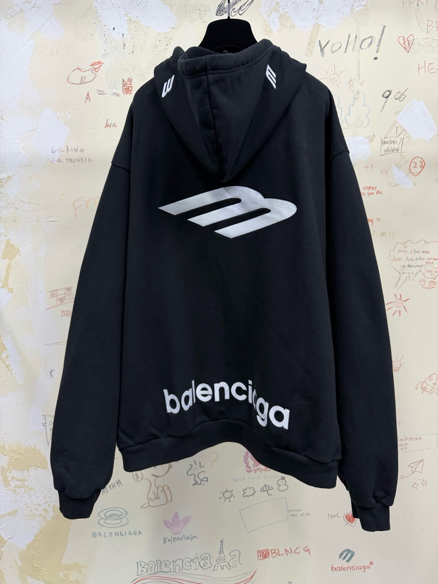 Balenciaga Half Zip Hoodie