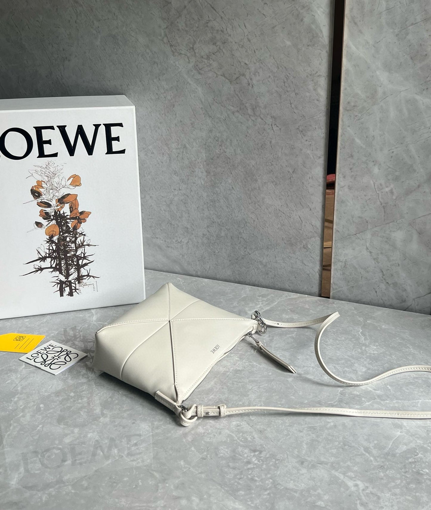 Loewe Puzzle Fold Pouch Mahjong Bag(23x6.5x15.5cm)
