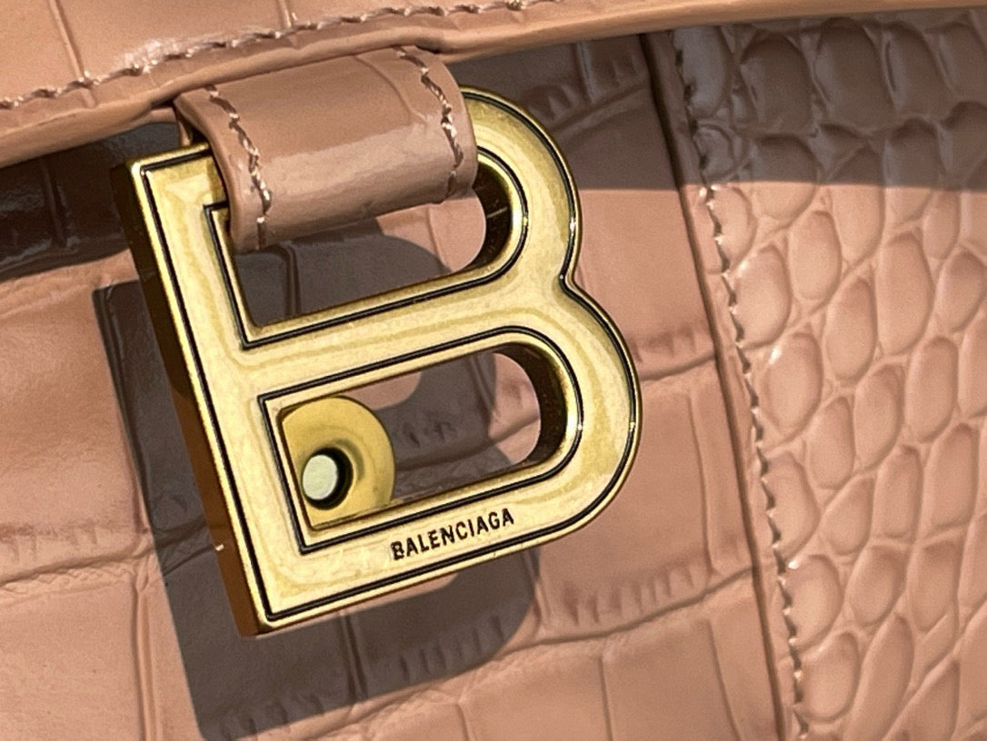 BLCG Hourglass Crocodile Top-handle Handbag
(19x8x21cm)