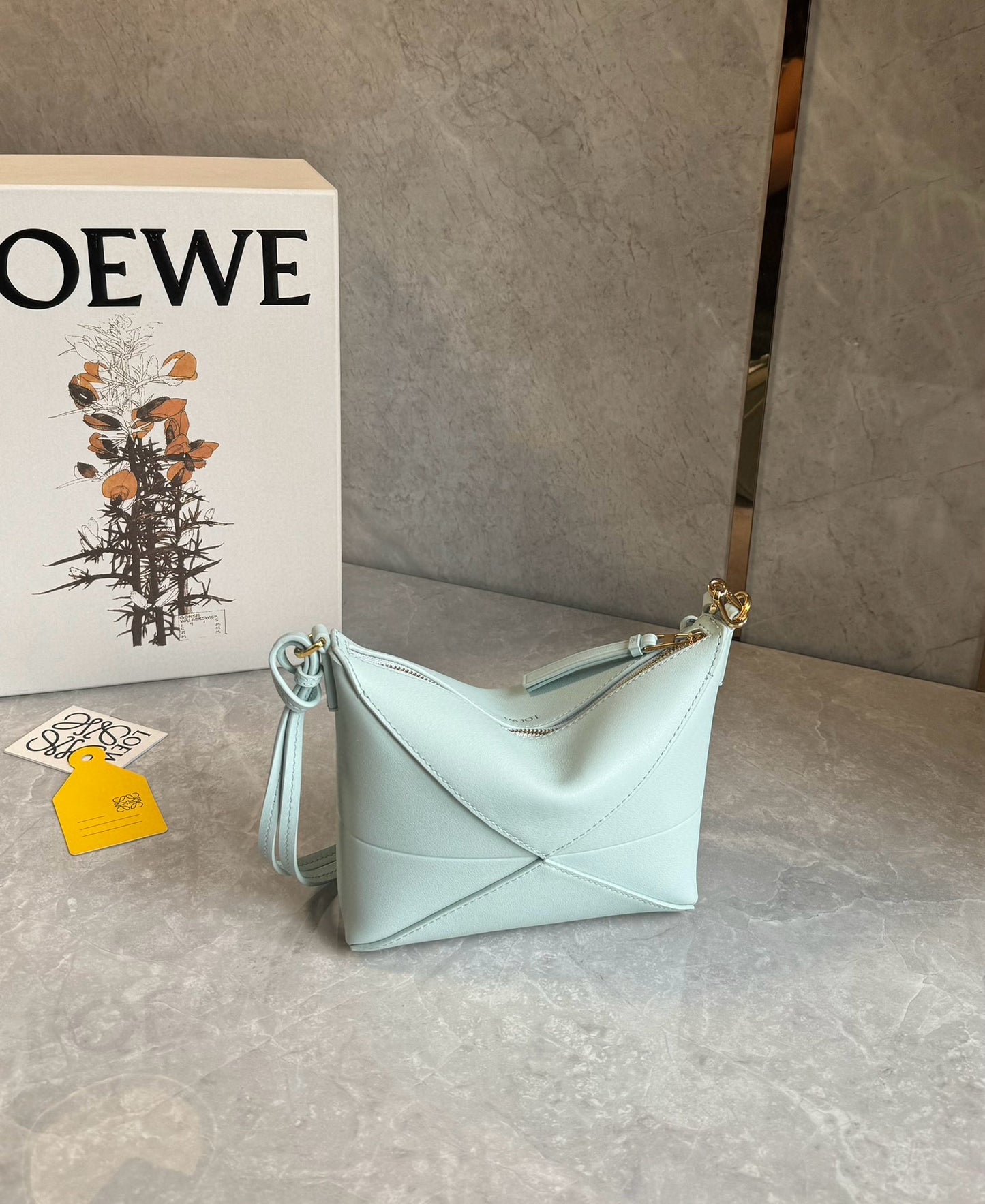 Loewe Puzzle Fold Pouch Mahjong Bag(23x6.5x15.5cm)