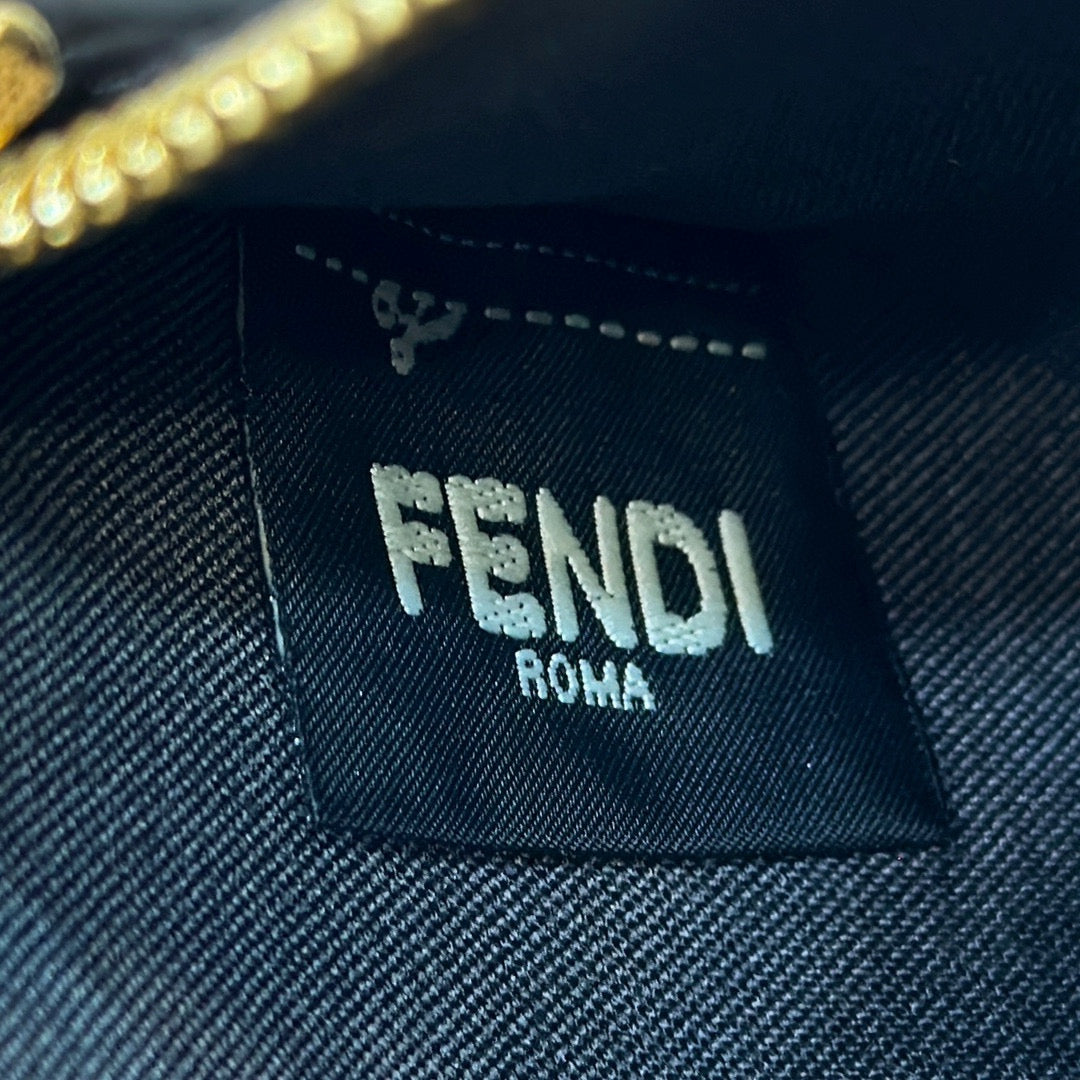 Fendi Pequin Roll Tote Bag (Medium)
