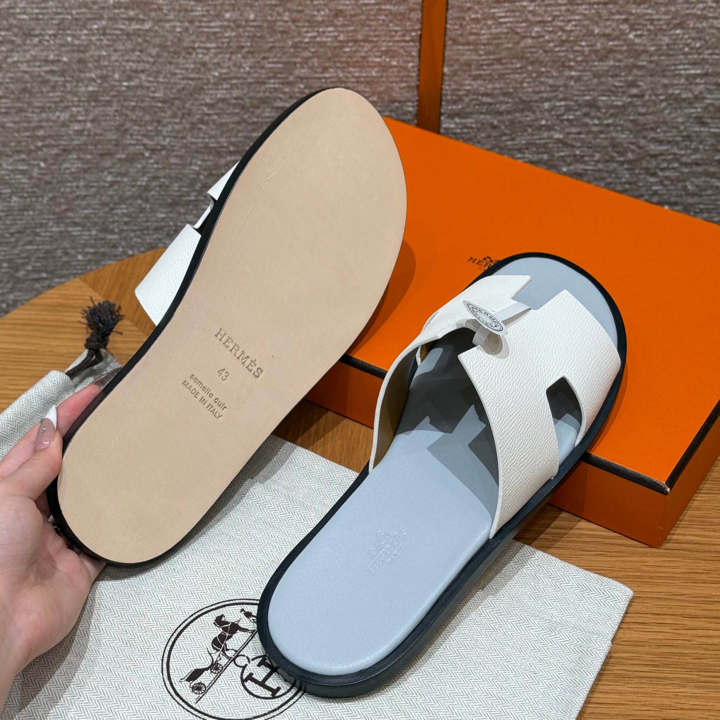 Hermes Slippers