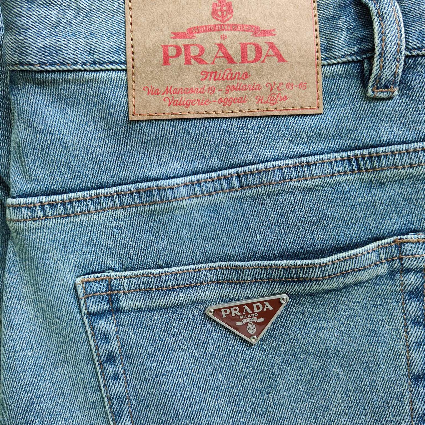 Prada Denim Long Pants