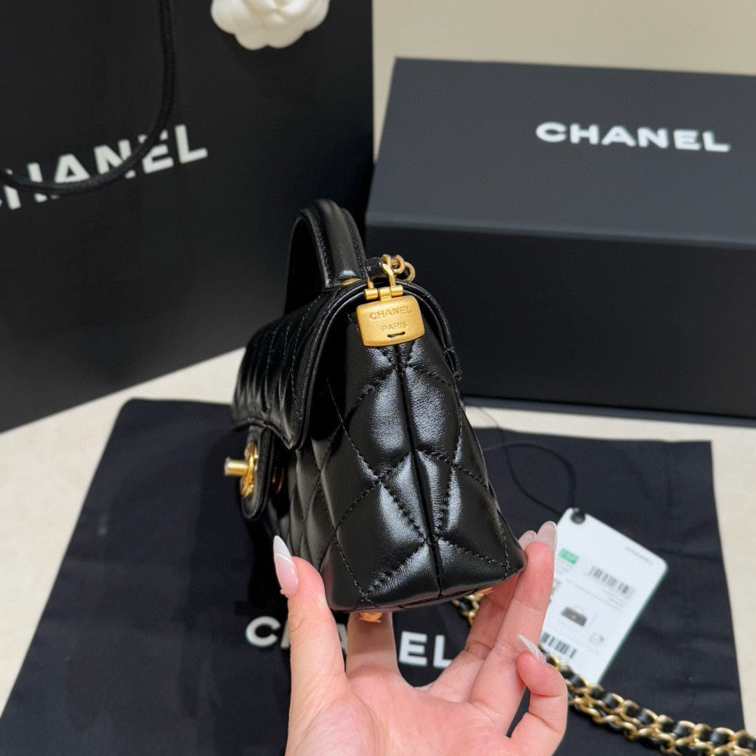 Chanel 25P Kelly (14x20x5.5cm)