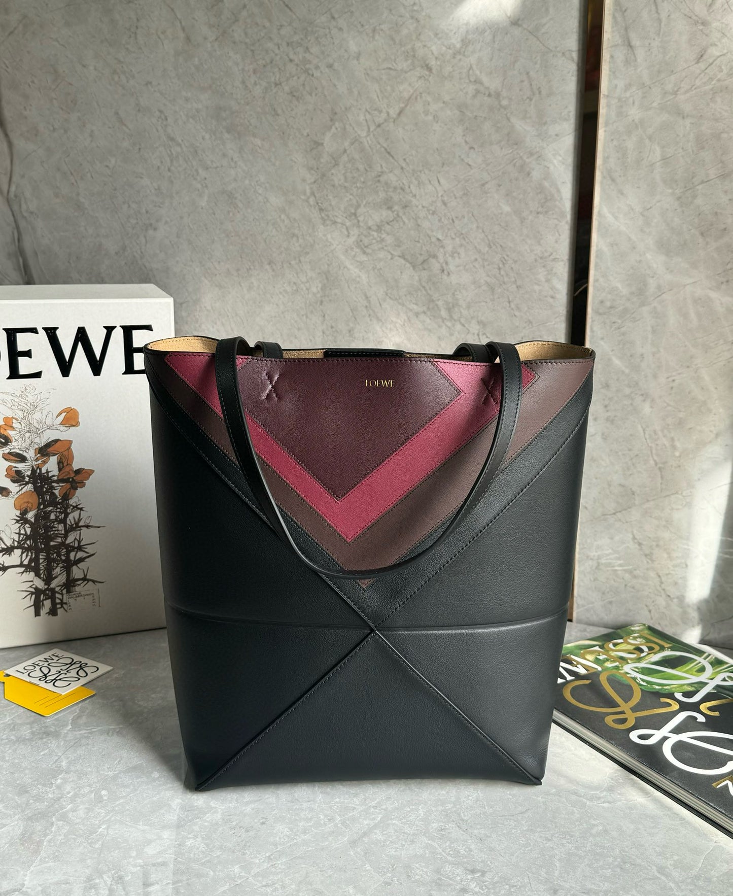 Loewe Puzzle Fold Tote Bag(25.5x14.5x31.5cm)