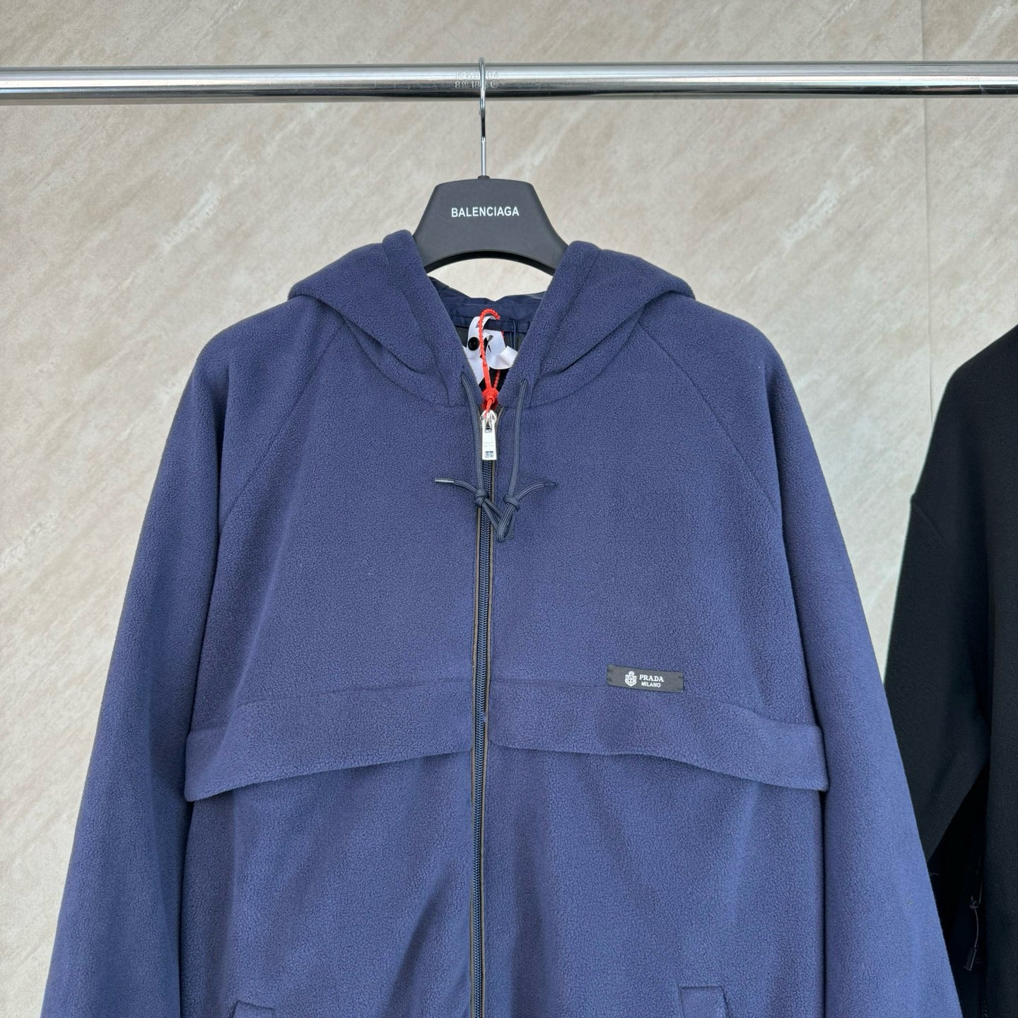 Prada Hooded Blouson Jacket