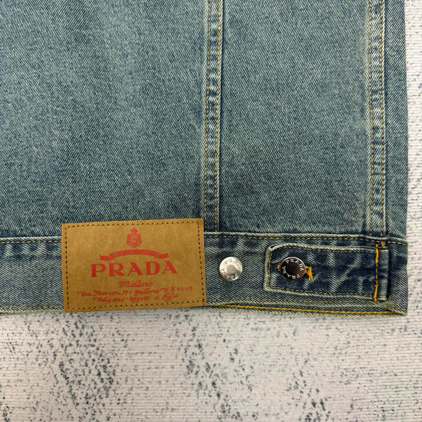 Prada Denim Blouson Jacket