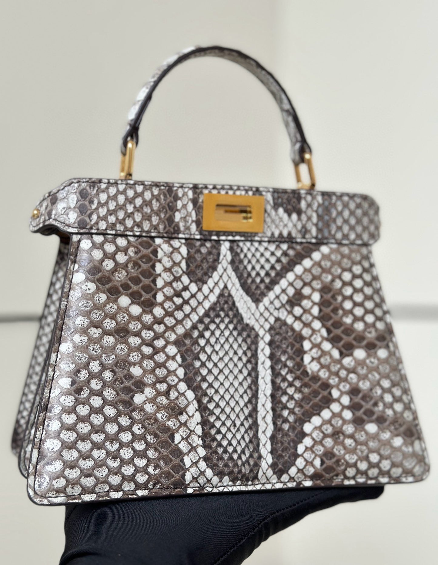 Fendi Peekaboo Bag (Python leather)