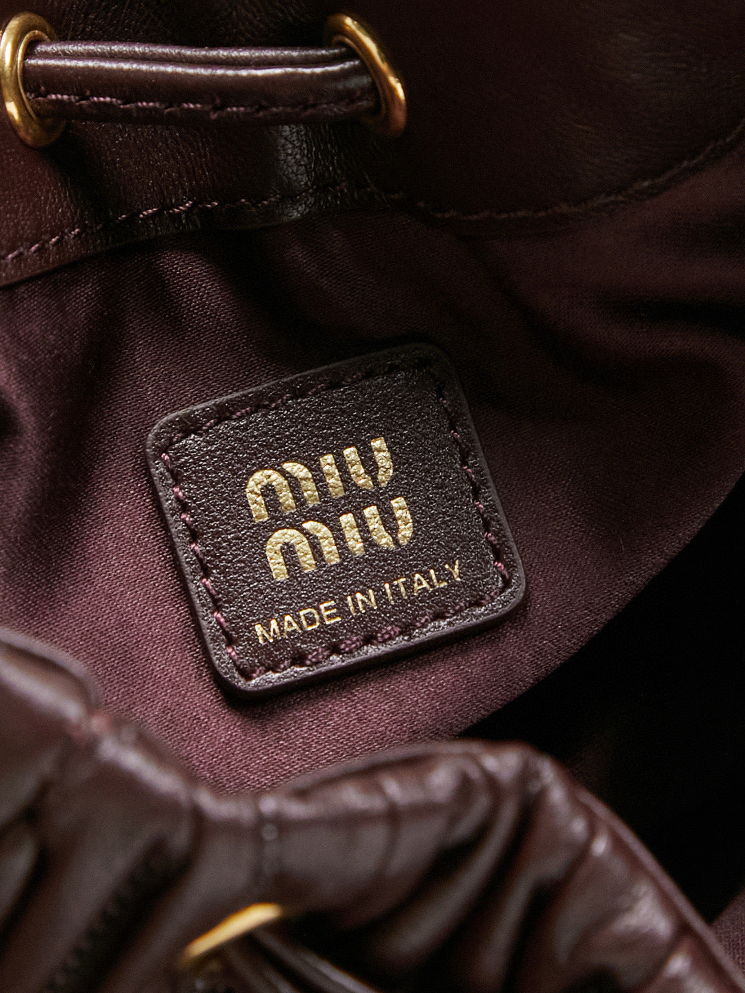 Miu Miu Nappa Handbag
